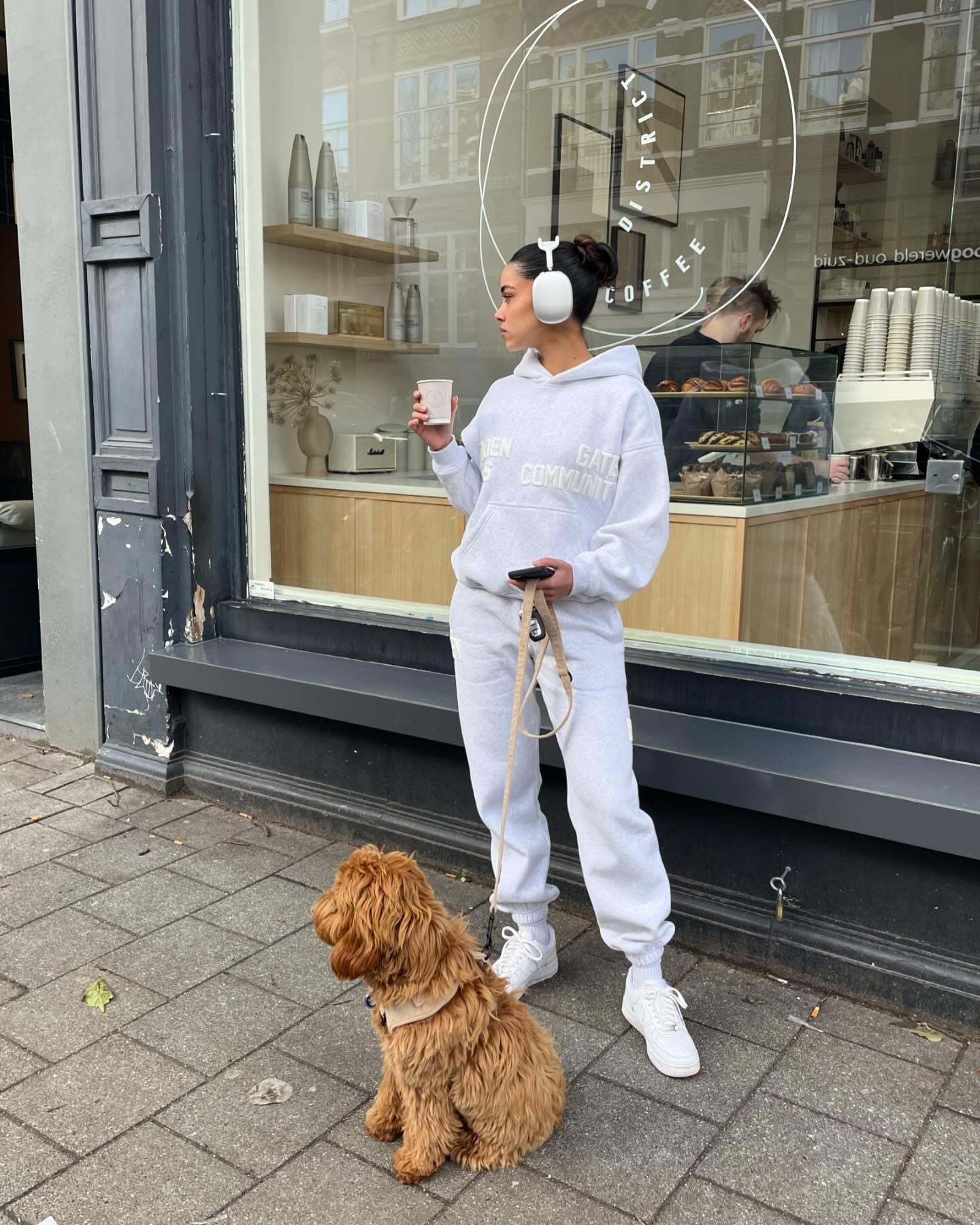 Gated Community Joggingbroek Licht Grijs