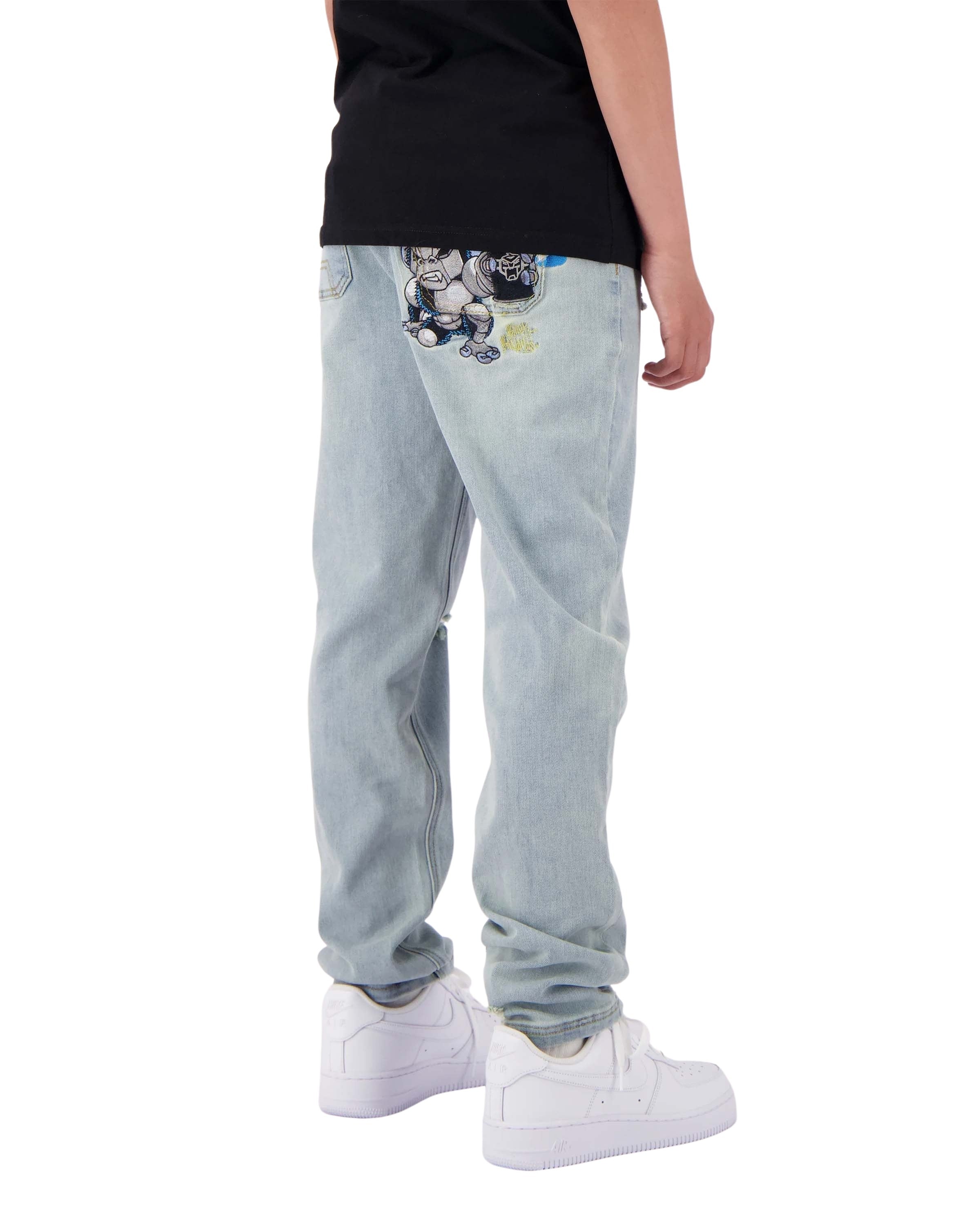 Jr. Graffiti 3D Denim Spijkerbroek