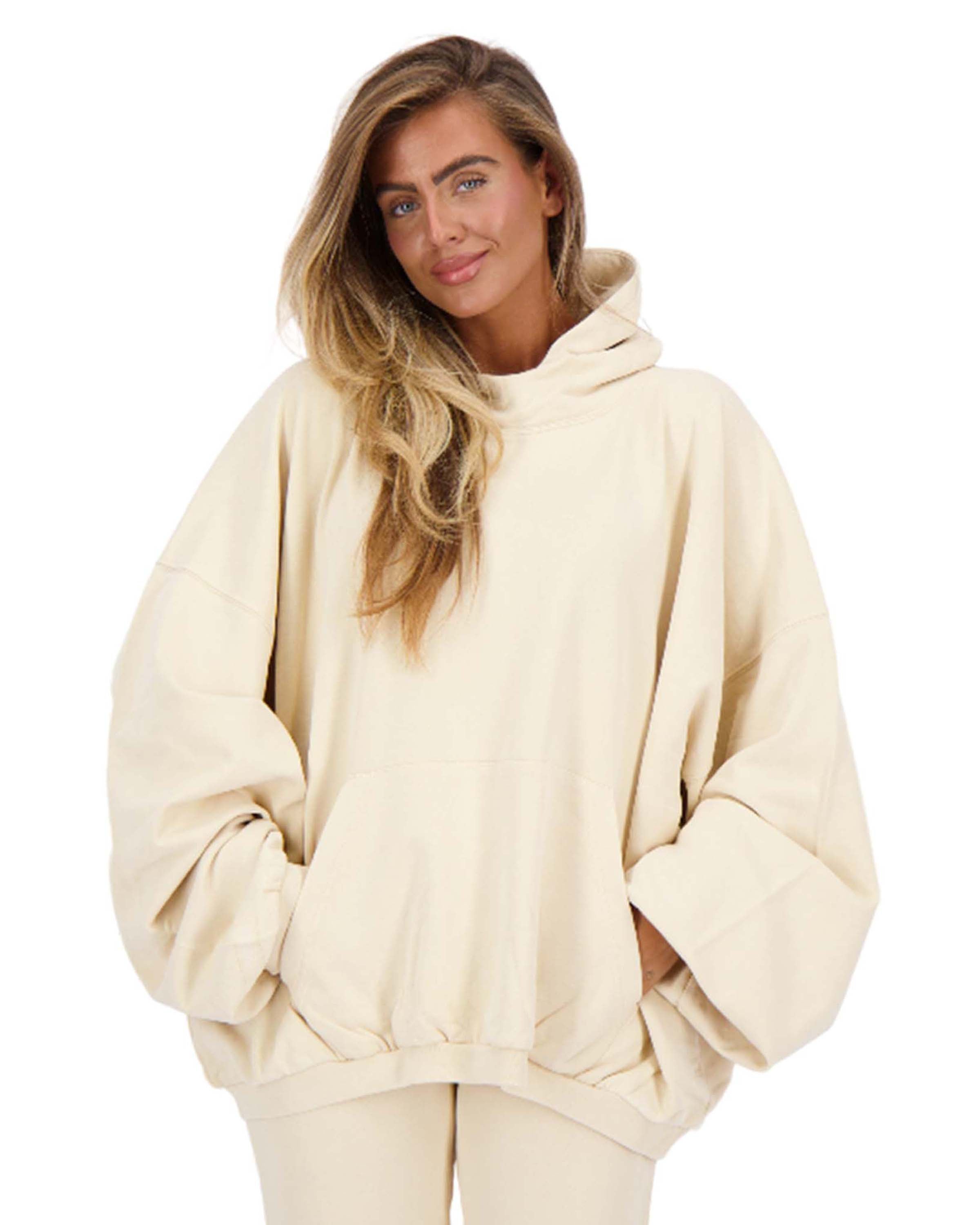 Hoodie Vintage Wash Creme