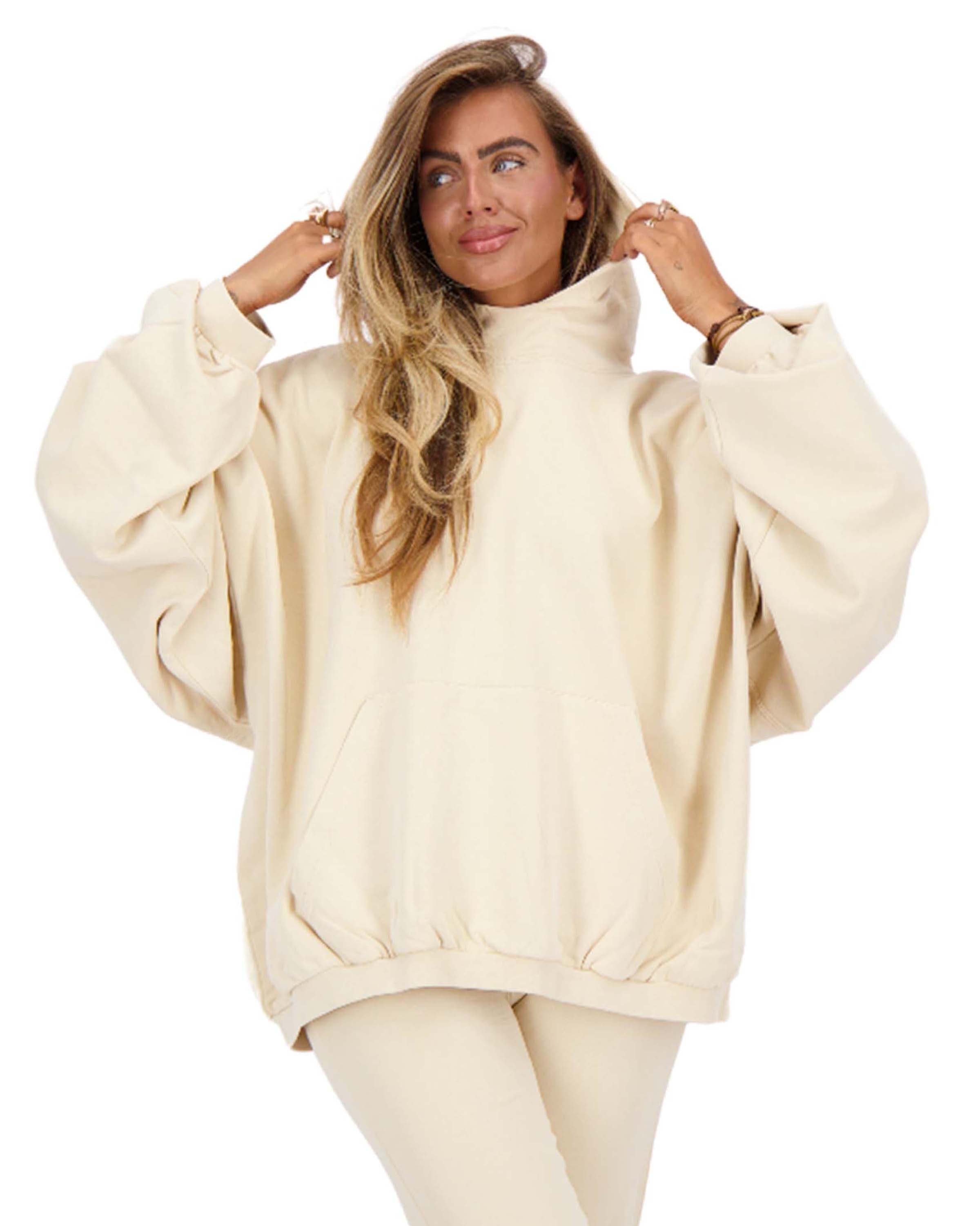 Hoodie Vintage Wash Creme