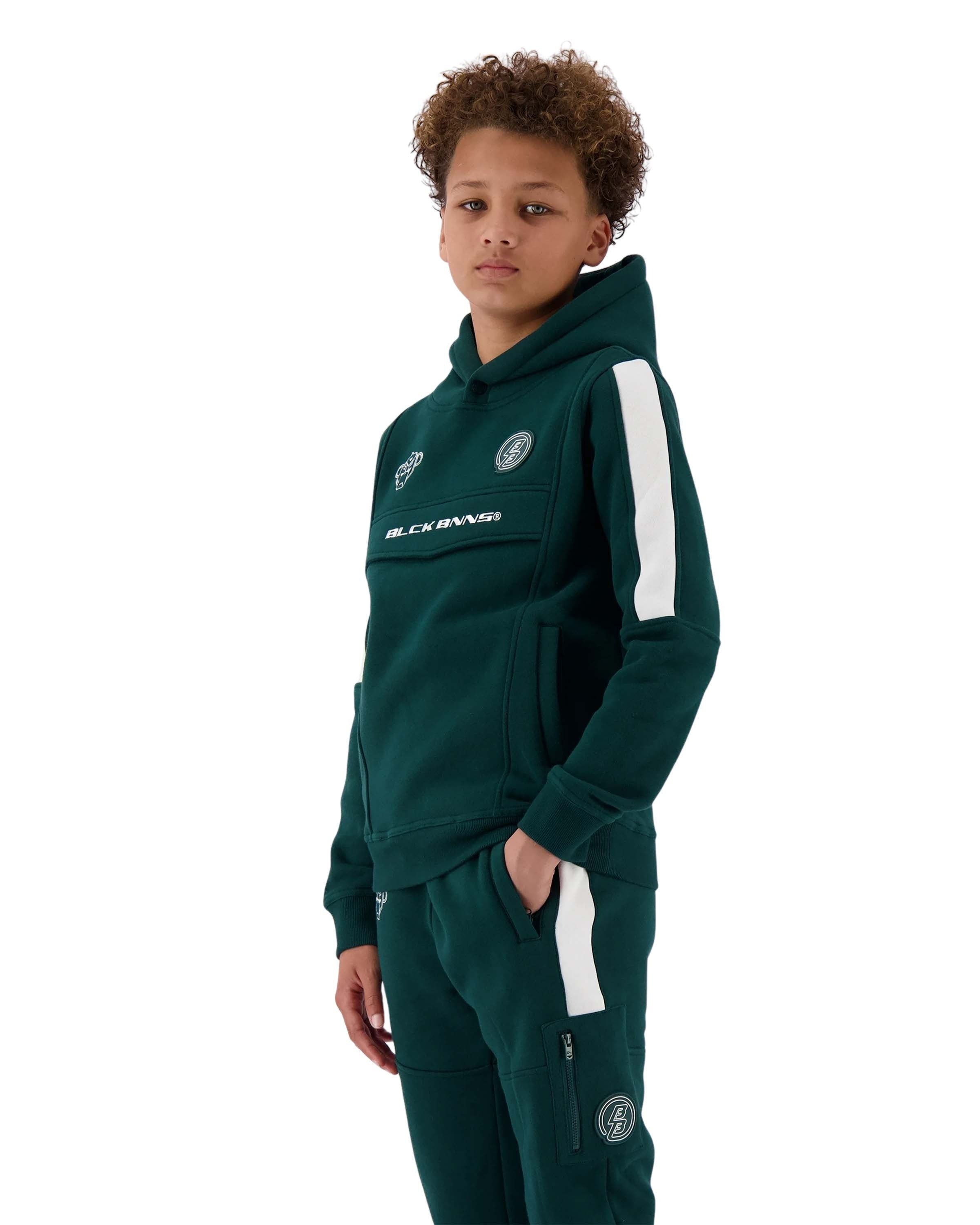 JR. ANORAK STRIPE HOODY