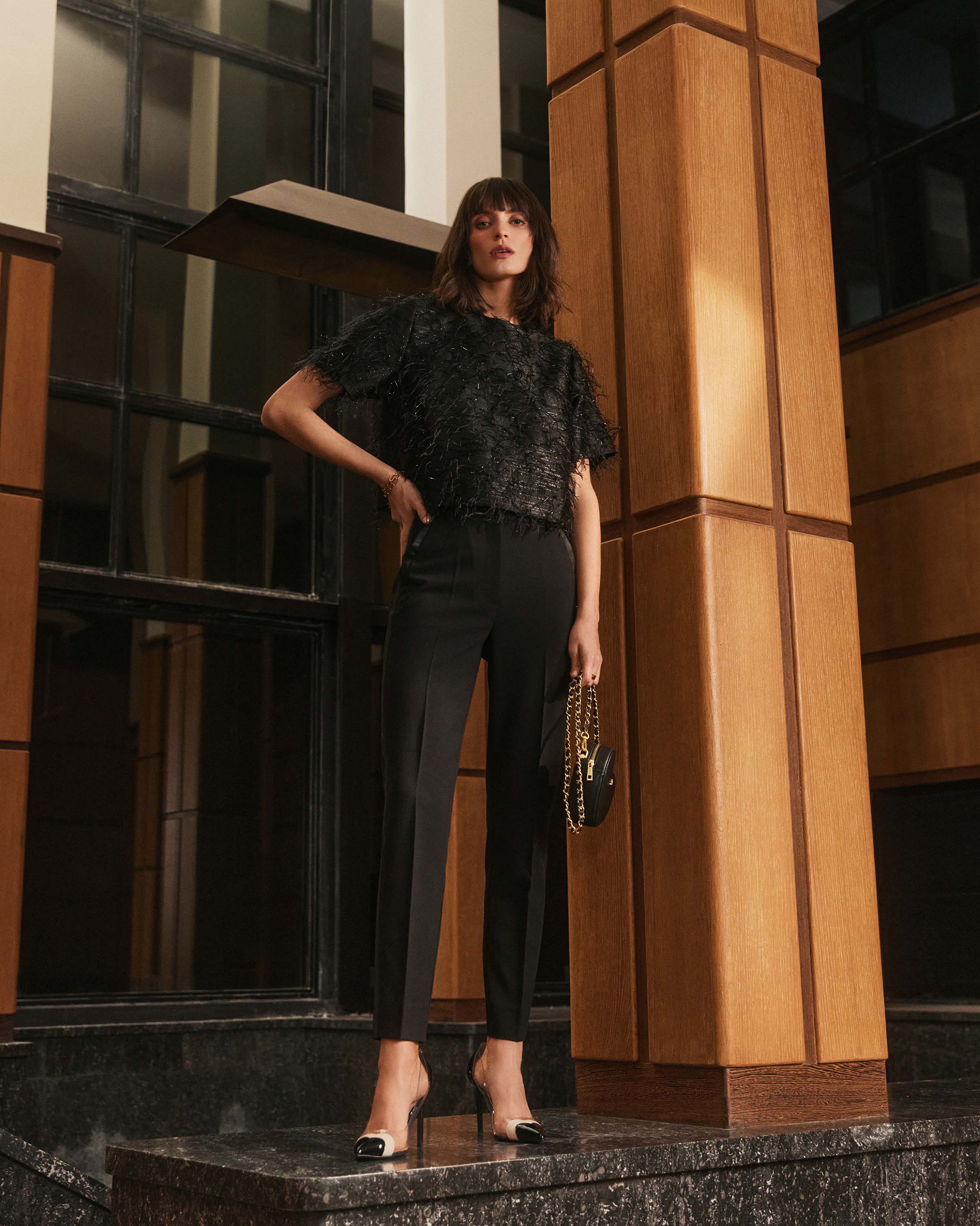 Asher Mid Rise Slim Taillored Pantalon