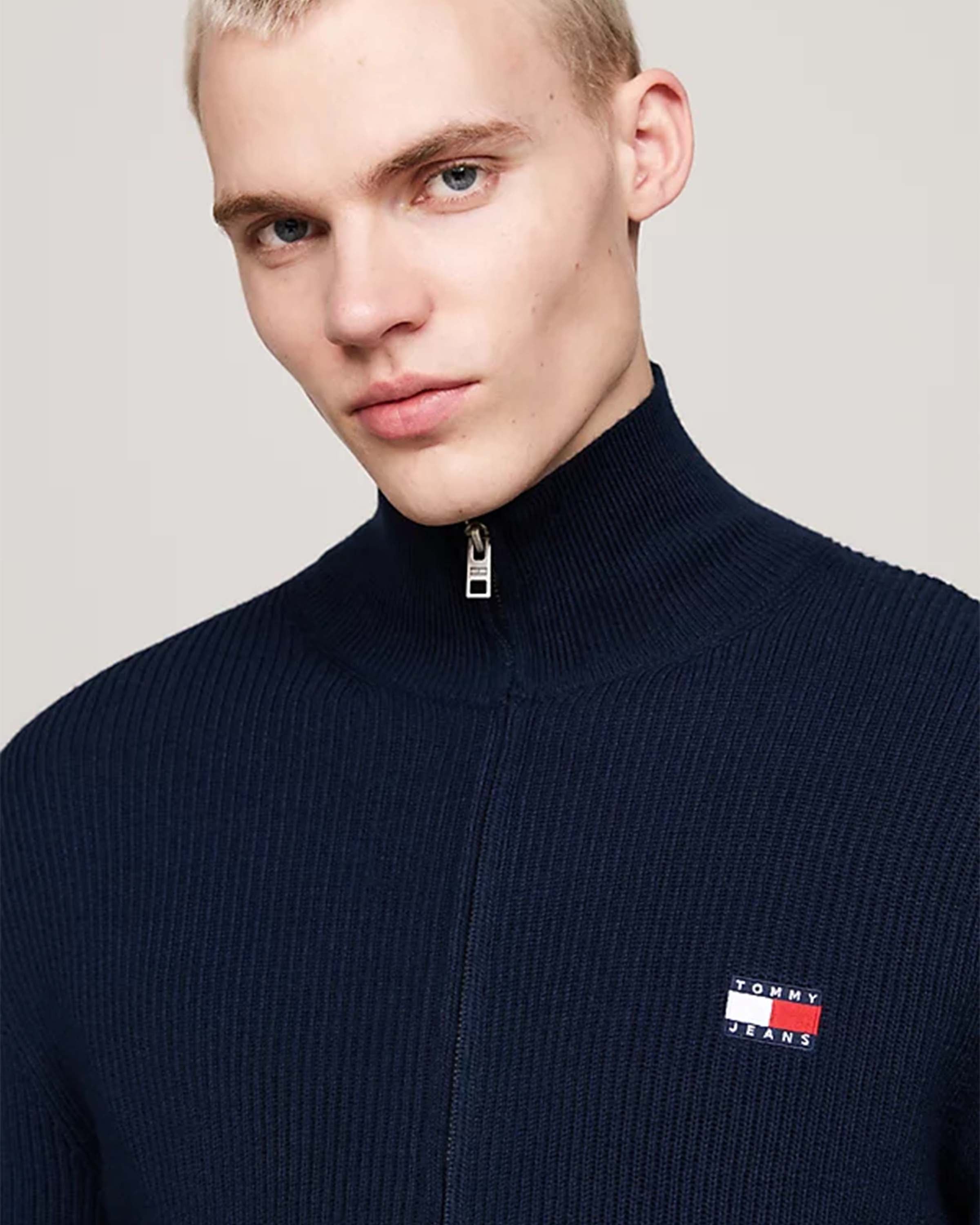 Slim Badge Navy Trui