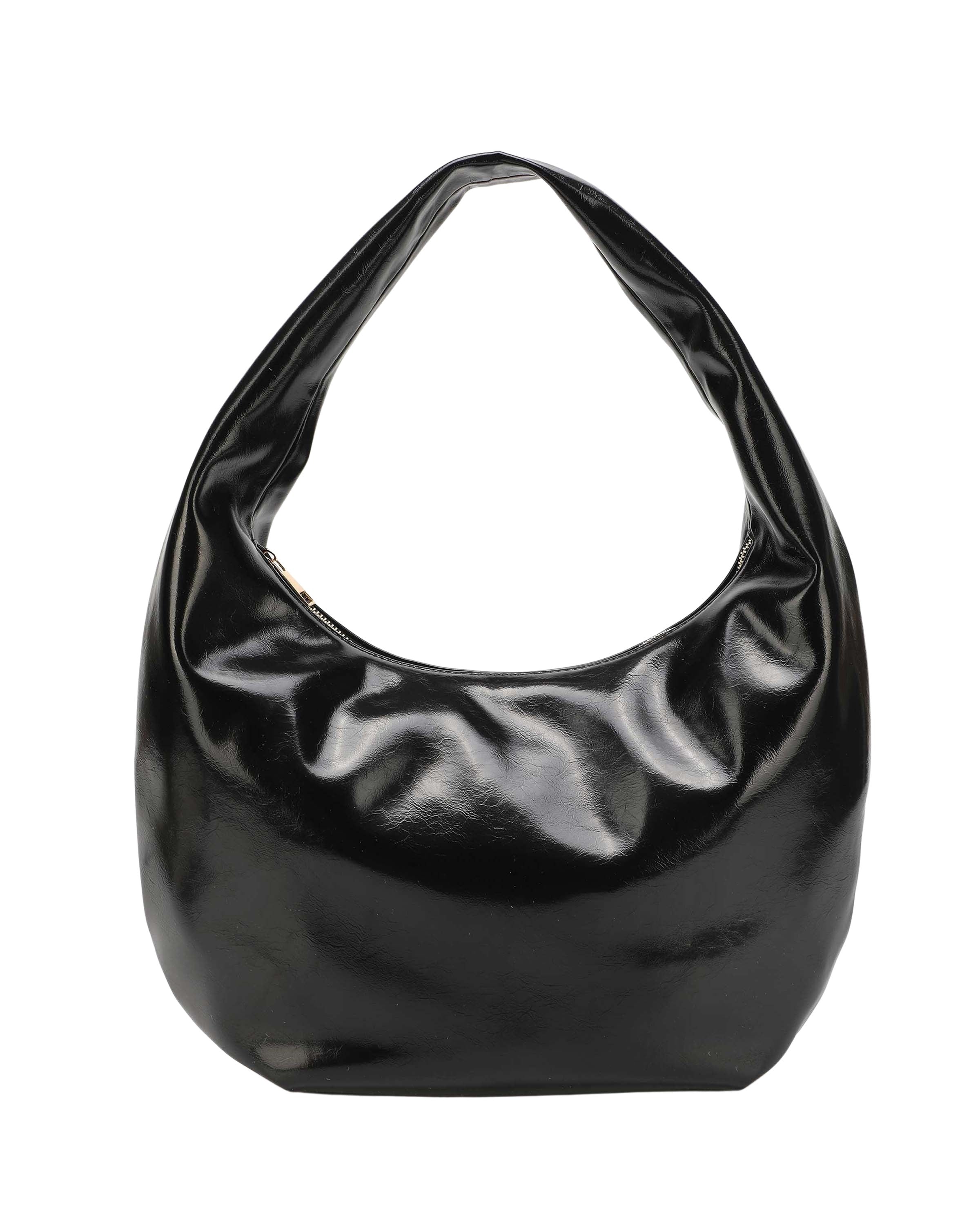 Small Gabi Wrinkle Black-Schoudertas