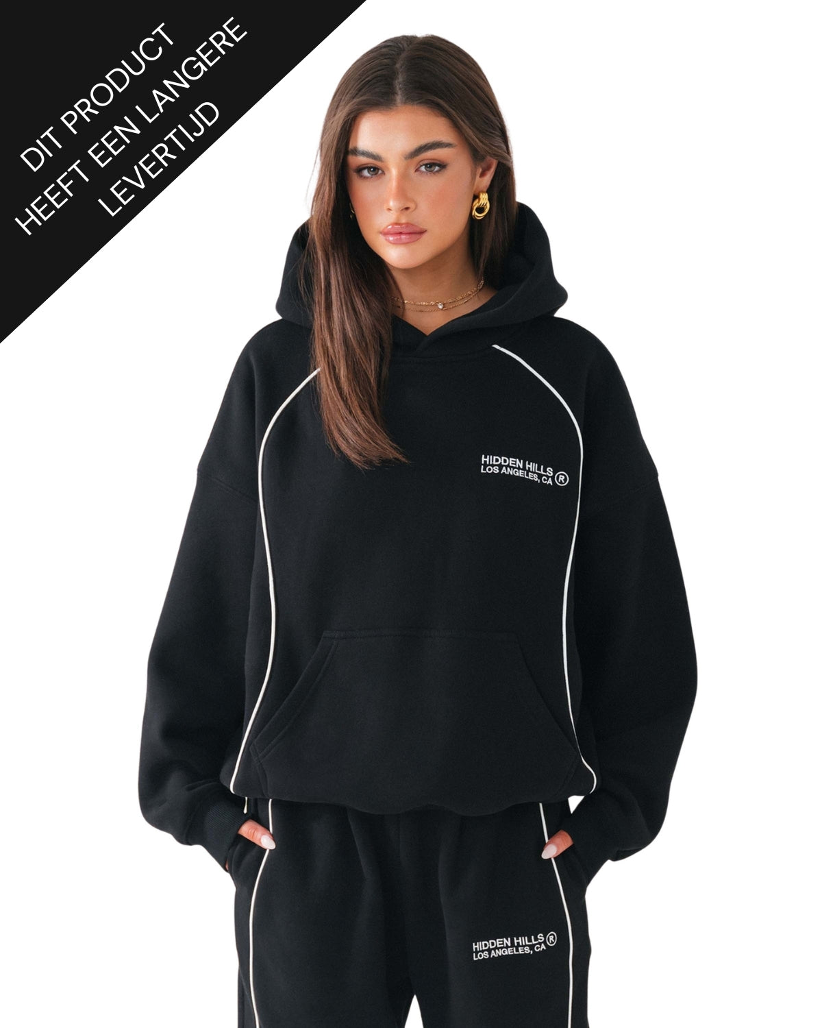 Tech Line Hoodie Black Pre Order