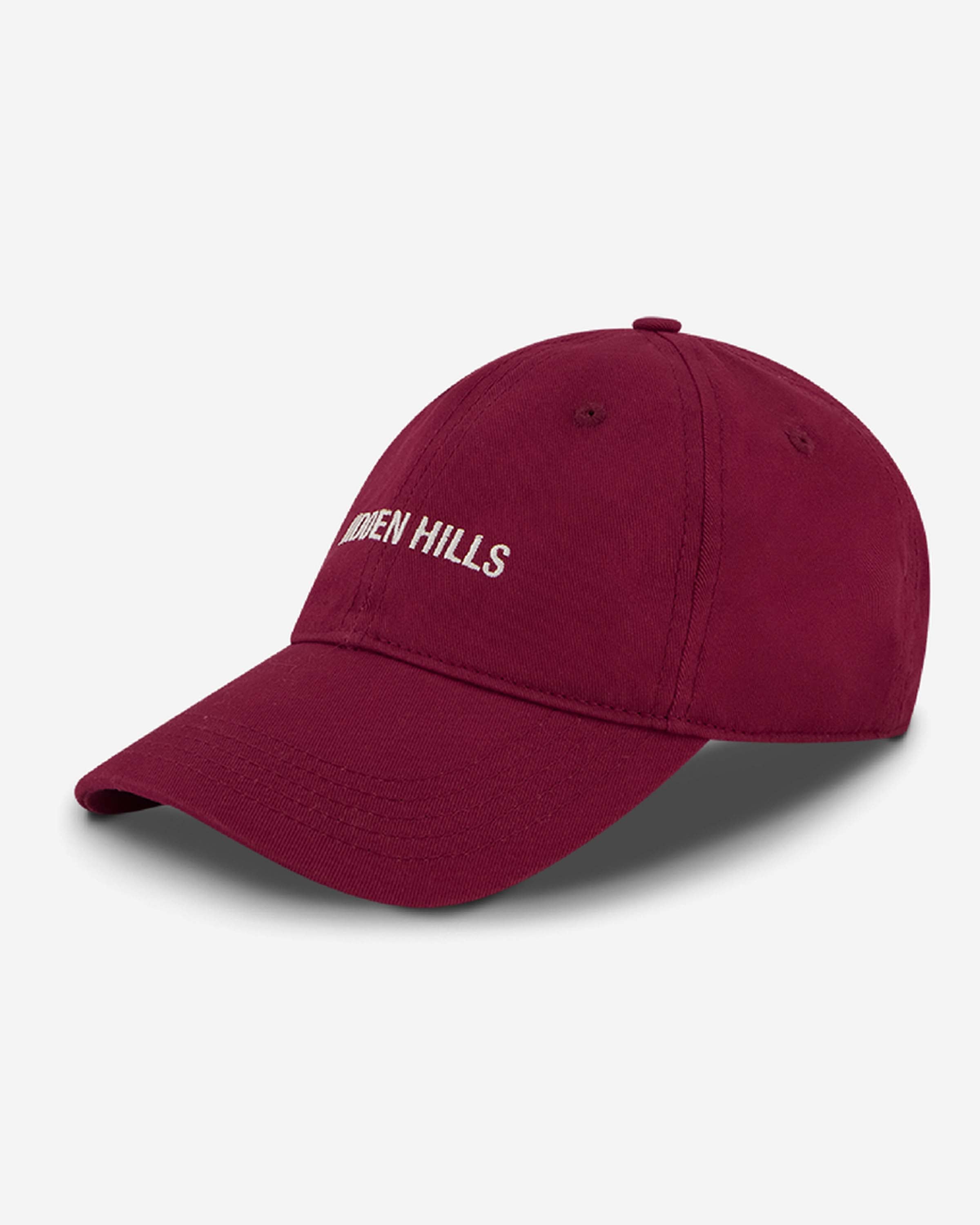 Embroidery Logo Cap Burgundy