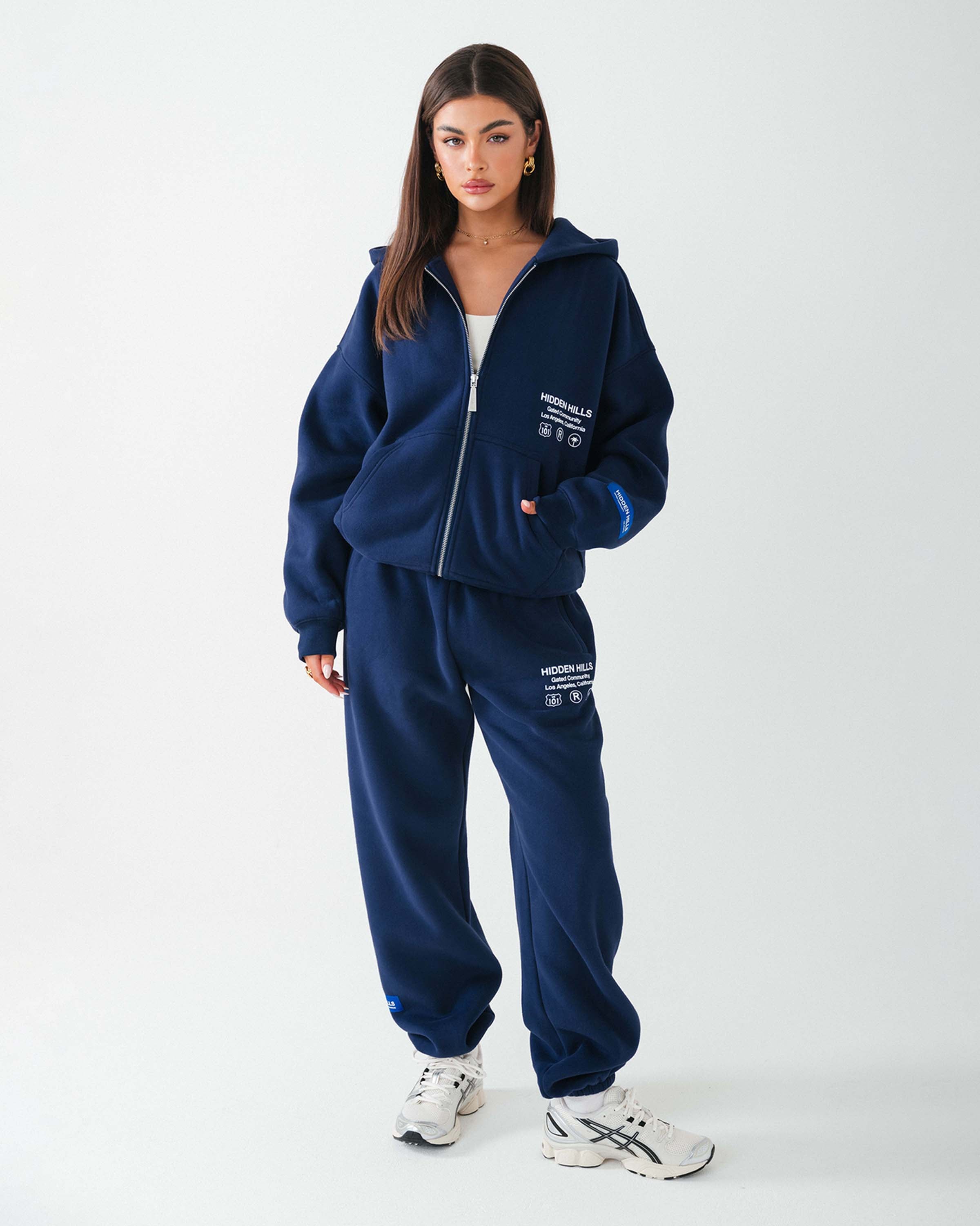 Label Sweatpants Navy