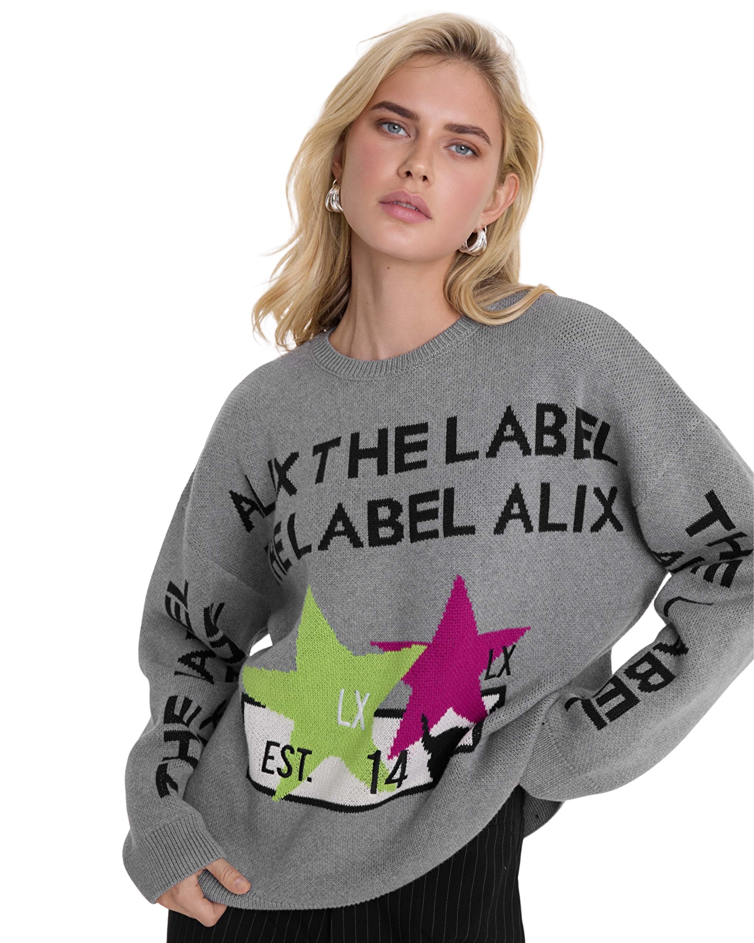 ladies knitted Alix the label pullover