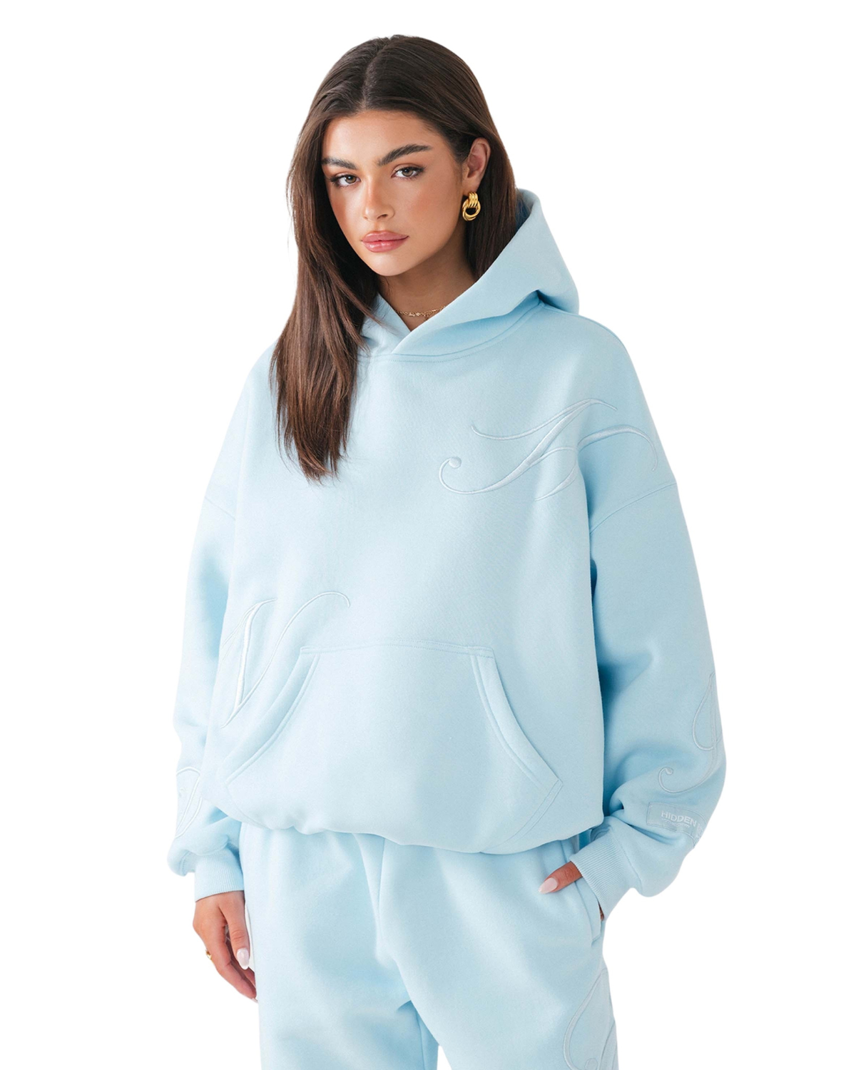 Ice Queen Embroidery Hoodie