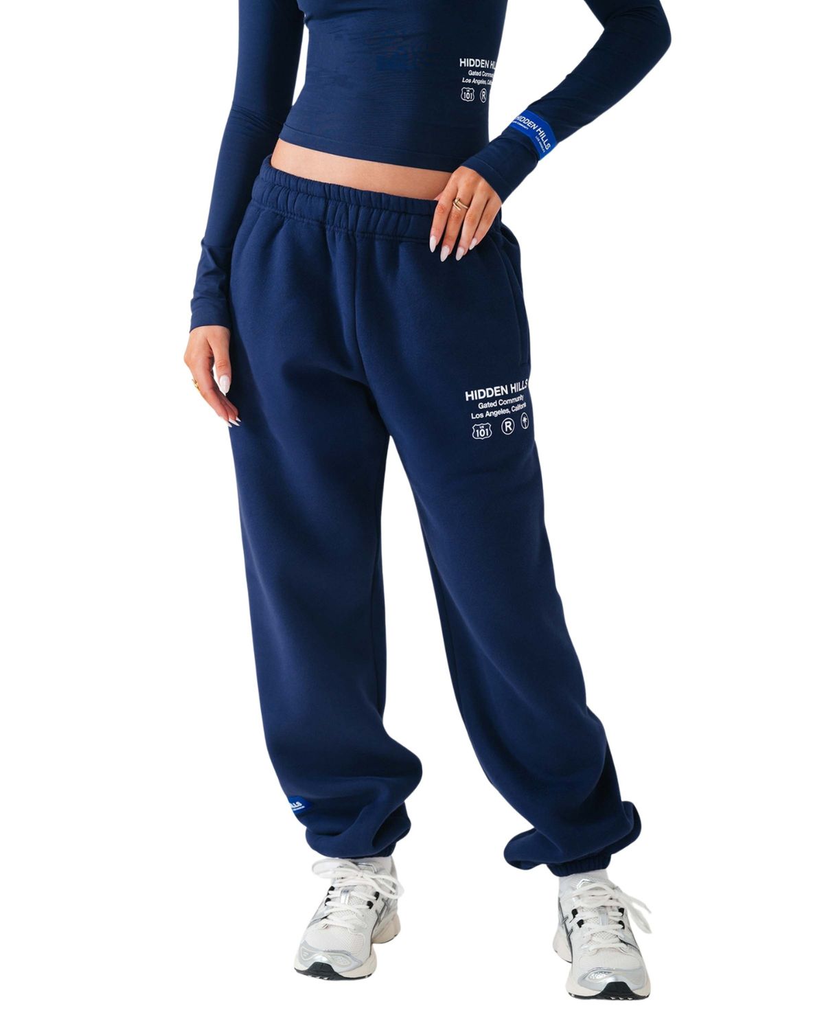 Label Sweatpants Navy