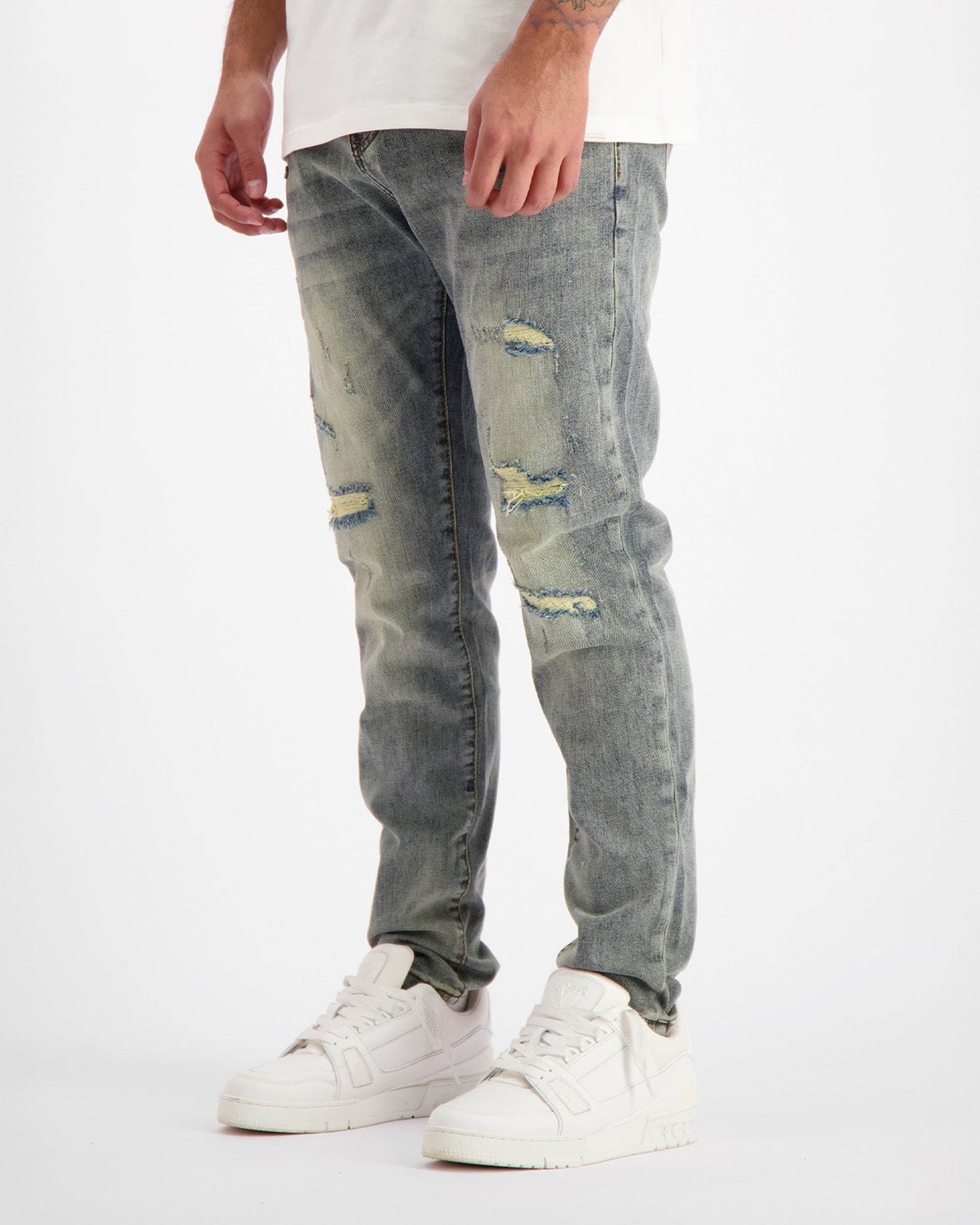 Slim Repaired Jeans