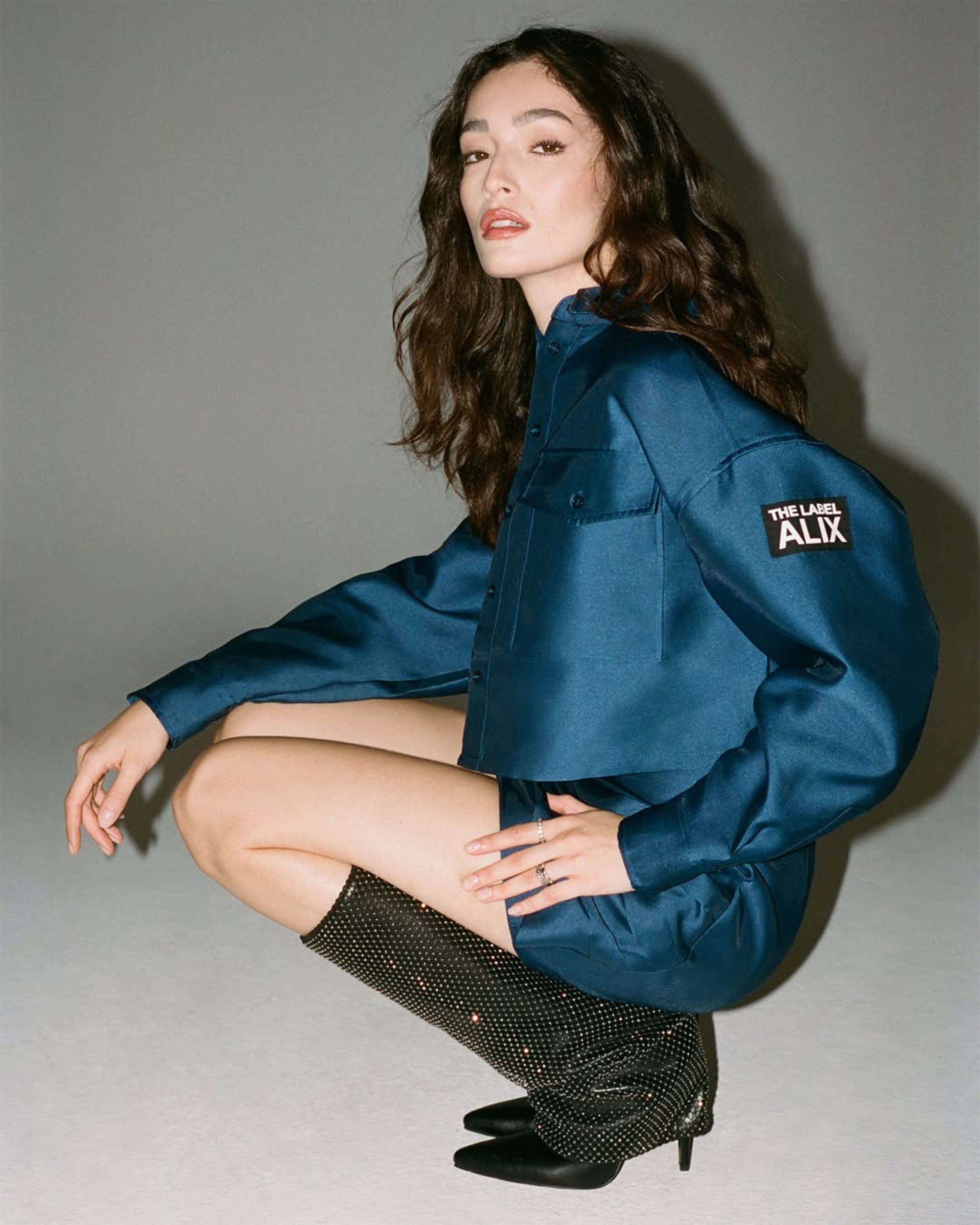 Woven Cropped Blouse