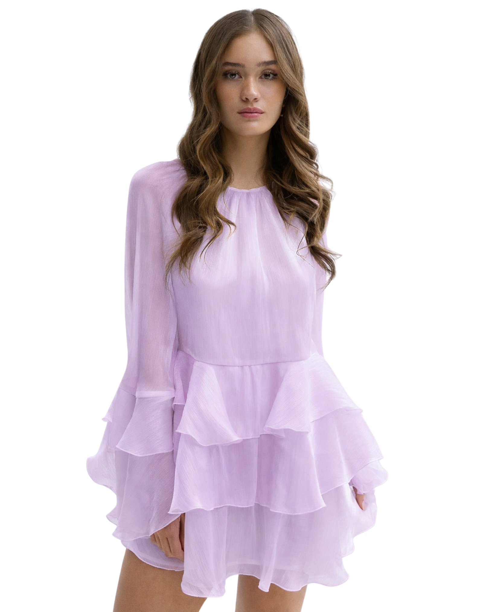 Flowy Frill Jurk