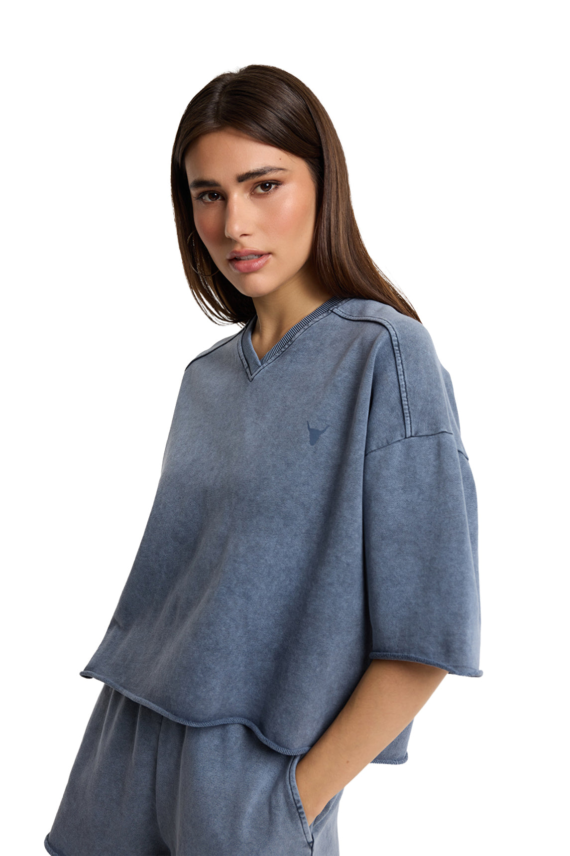 Cut Seam Sweat T-Shirt