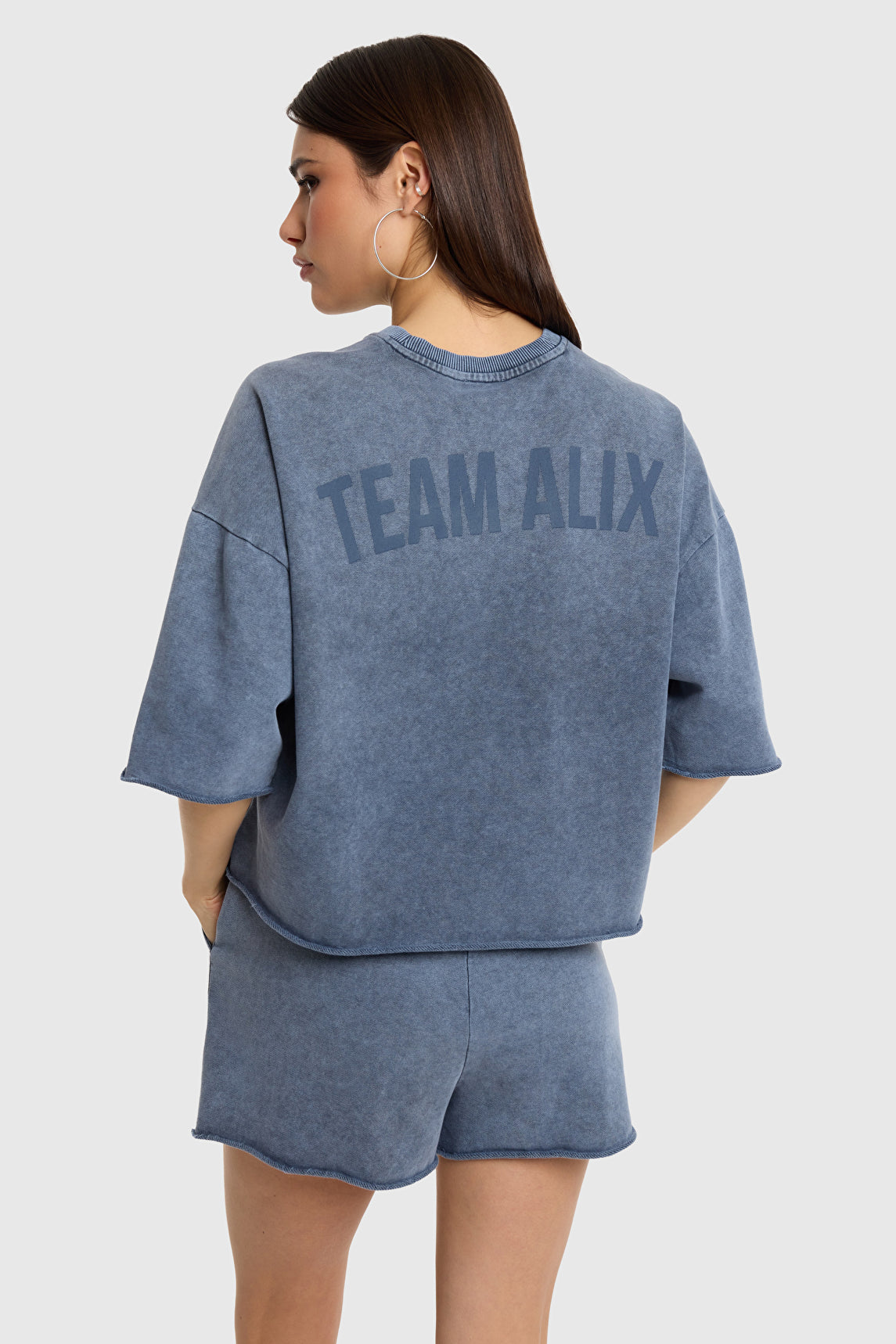 Cut Seam Sweat T-Shirt