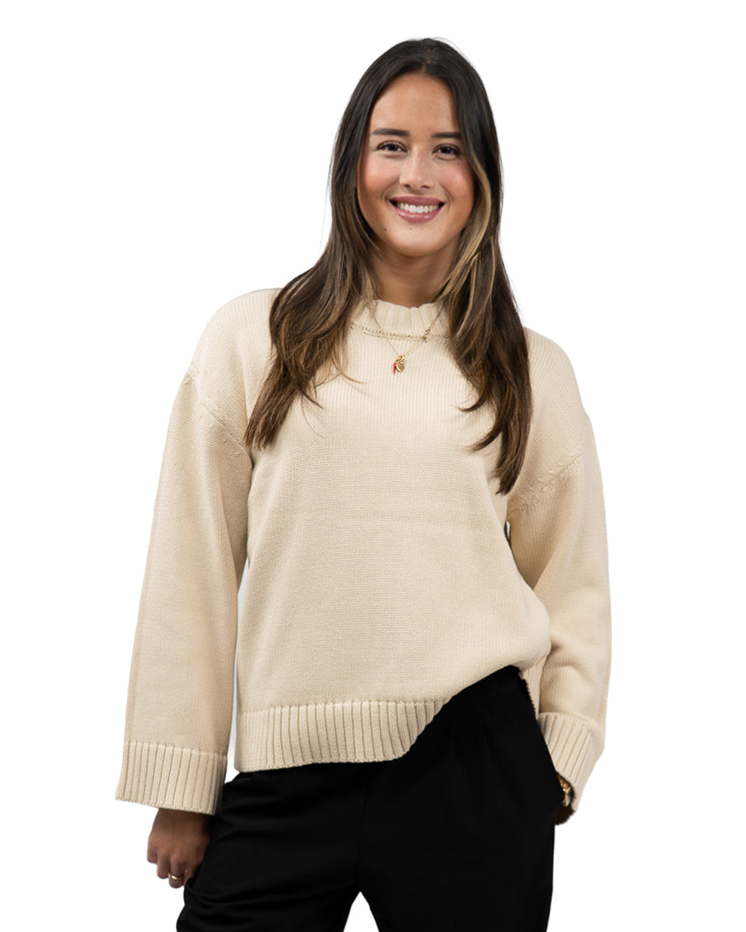 Knitted Cotton Sweater