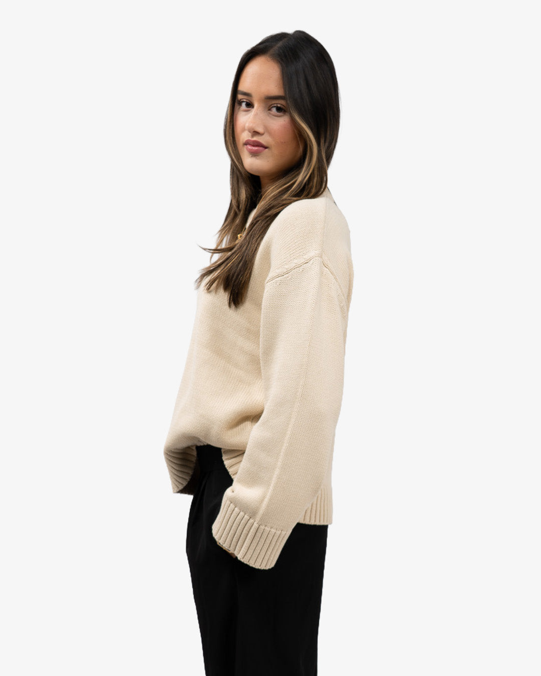 Knitted Cotton Sweater
