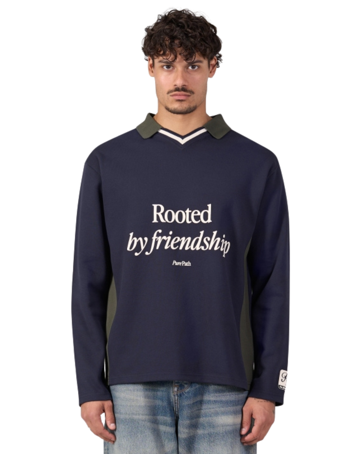Rooted By Friendship Longsleeve Polo
