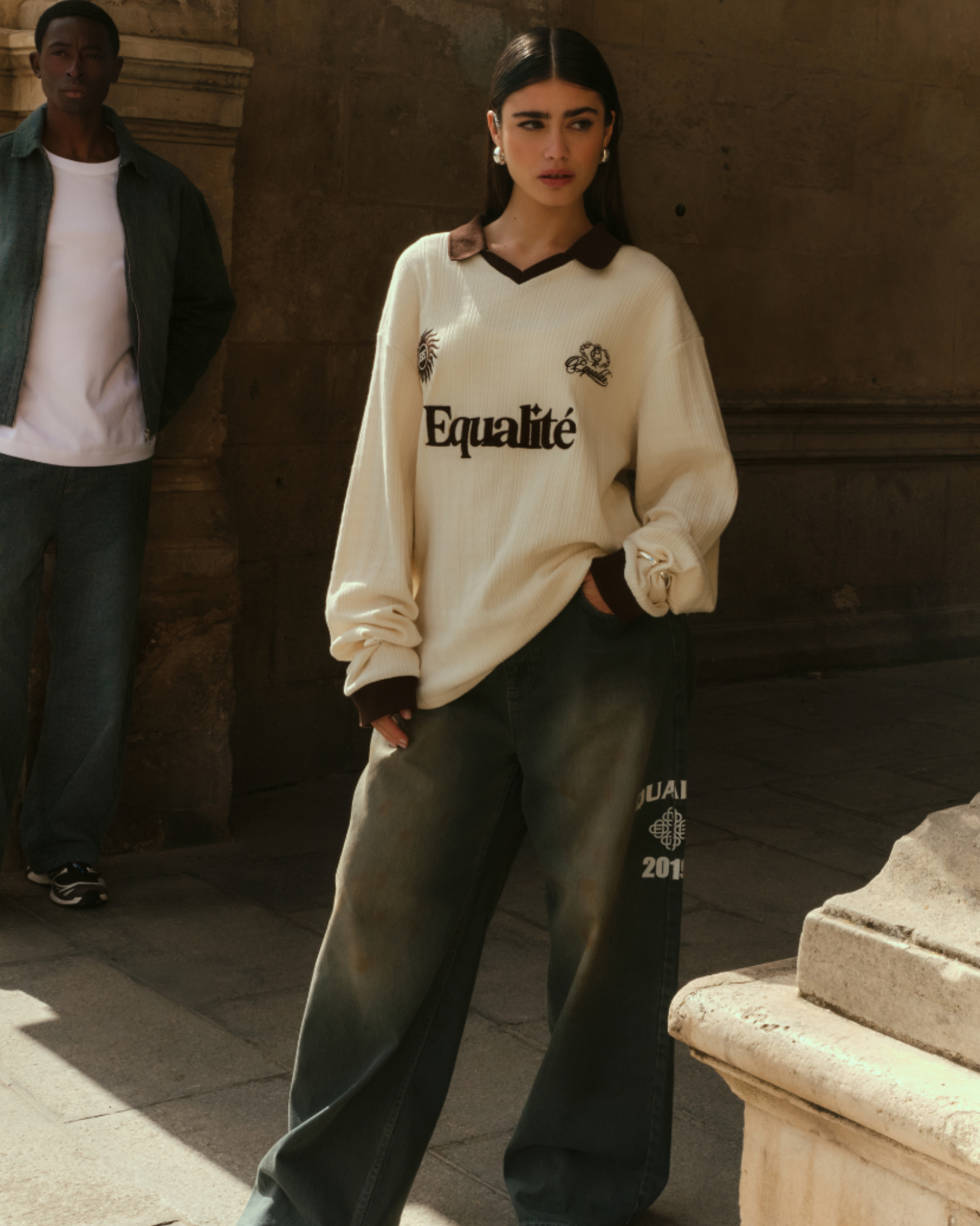 Ash Knit Longsleeve Polo