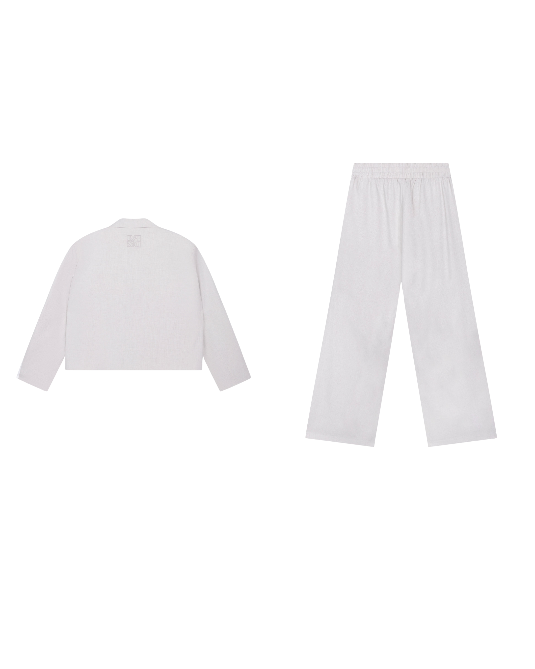 Oversized Cropped Jackie Blazer + High Waist Relaxed Tyra Pantalon Set