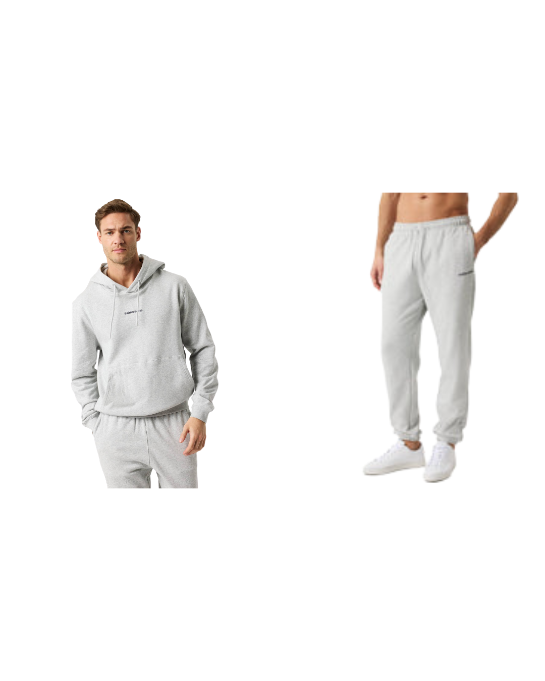 Classic Hoodie  + Classic Joggingbroek - grijs- set