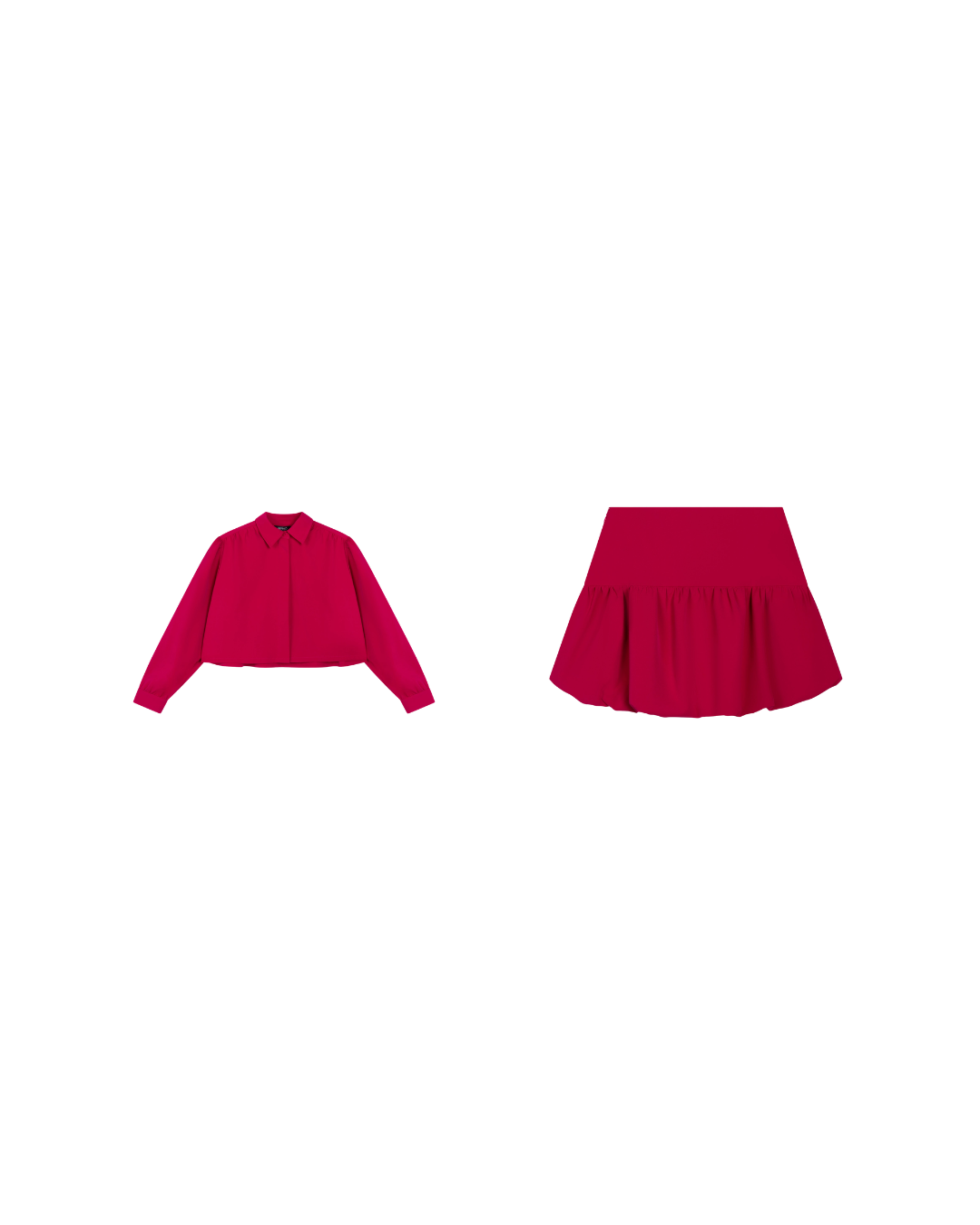 Cropped Myra Blouse + Balloonfit Rhea Rok Set