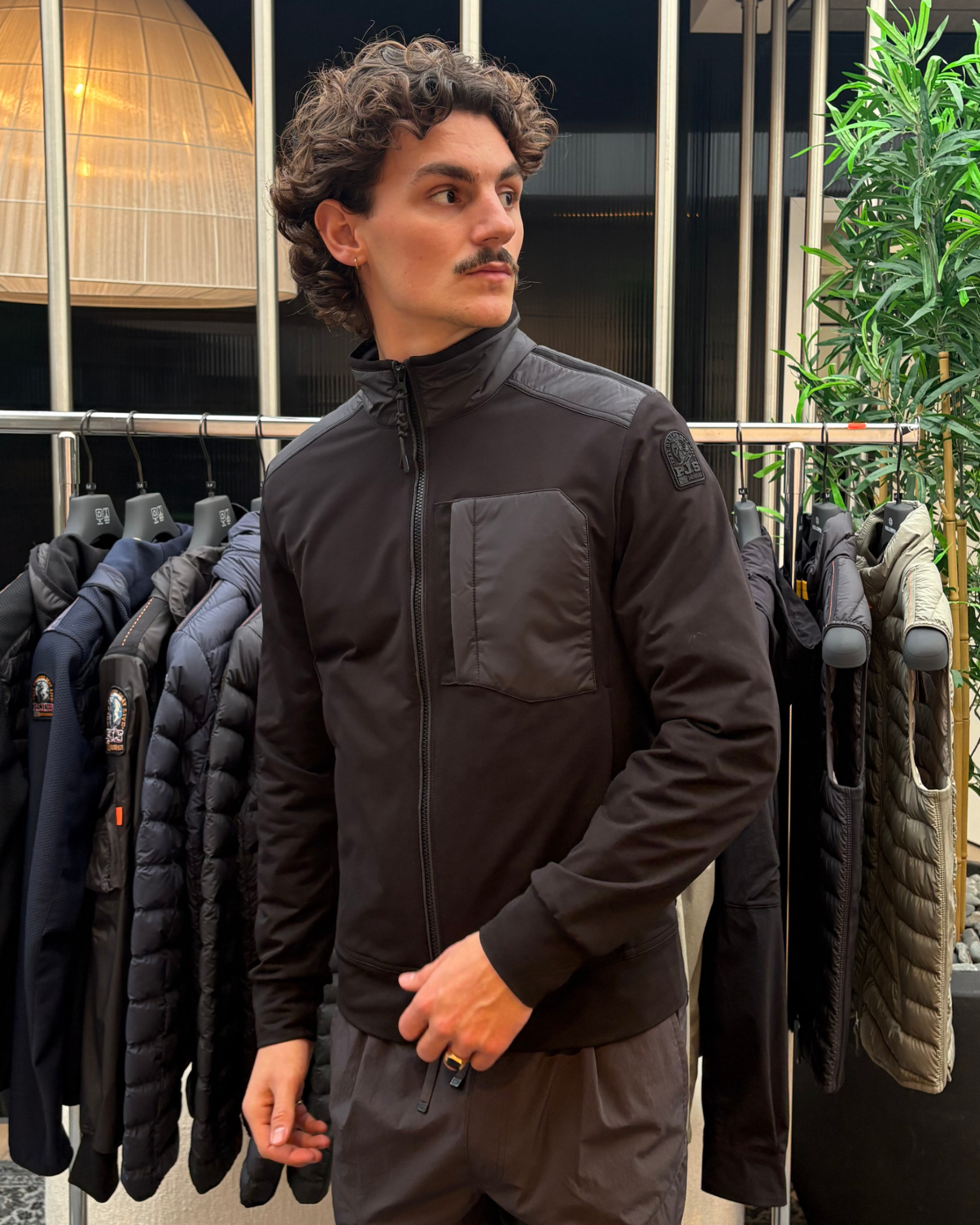 Douglas Fleece Nylon Jas