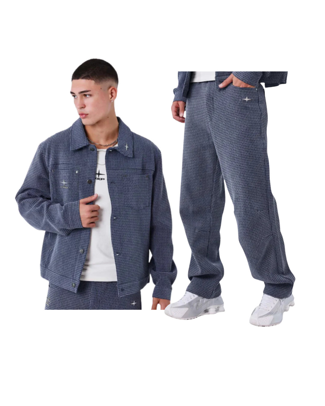 Gestreepte Jeans Set
