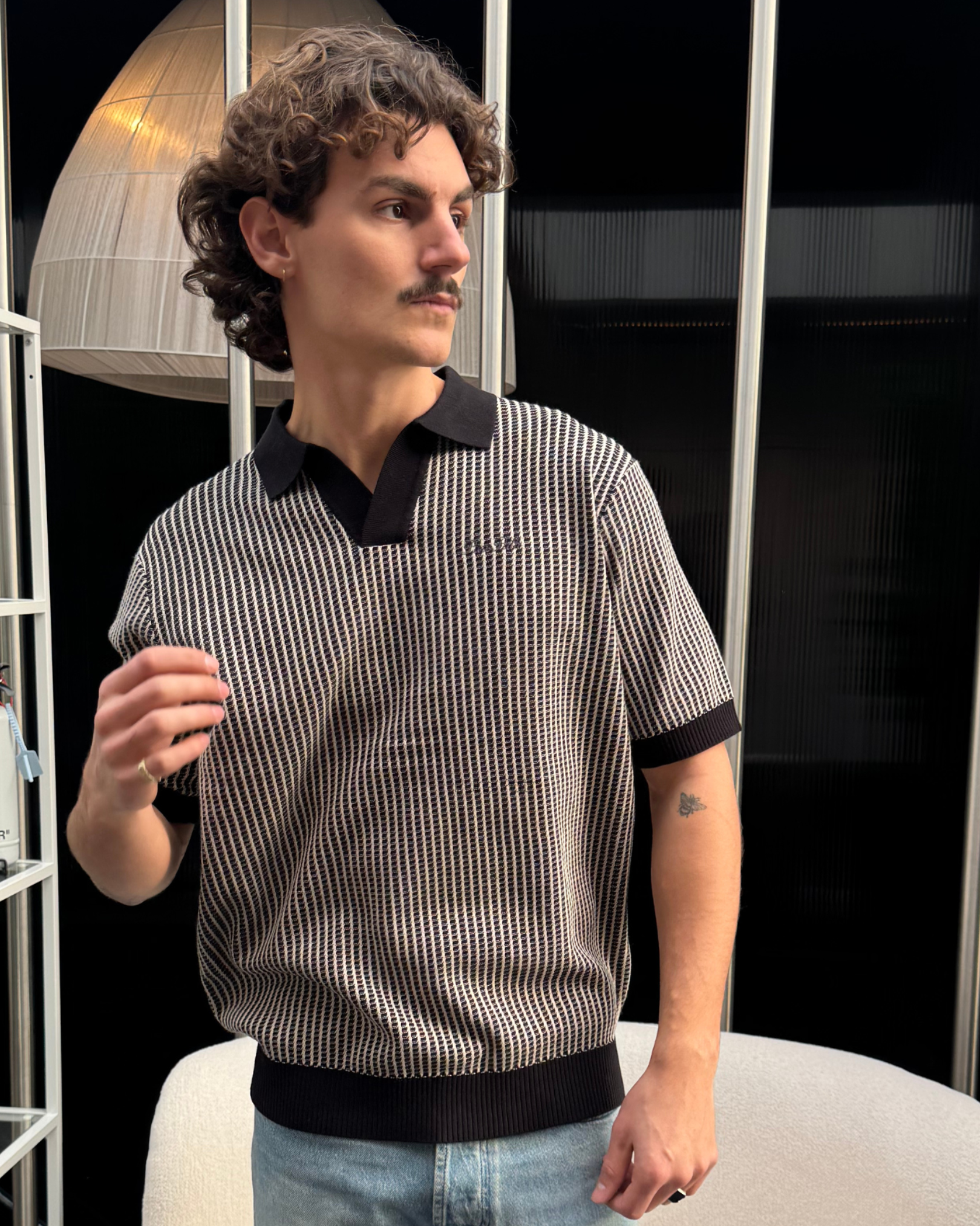 Ladder Stitch Polo