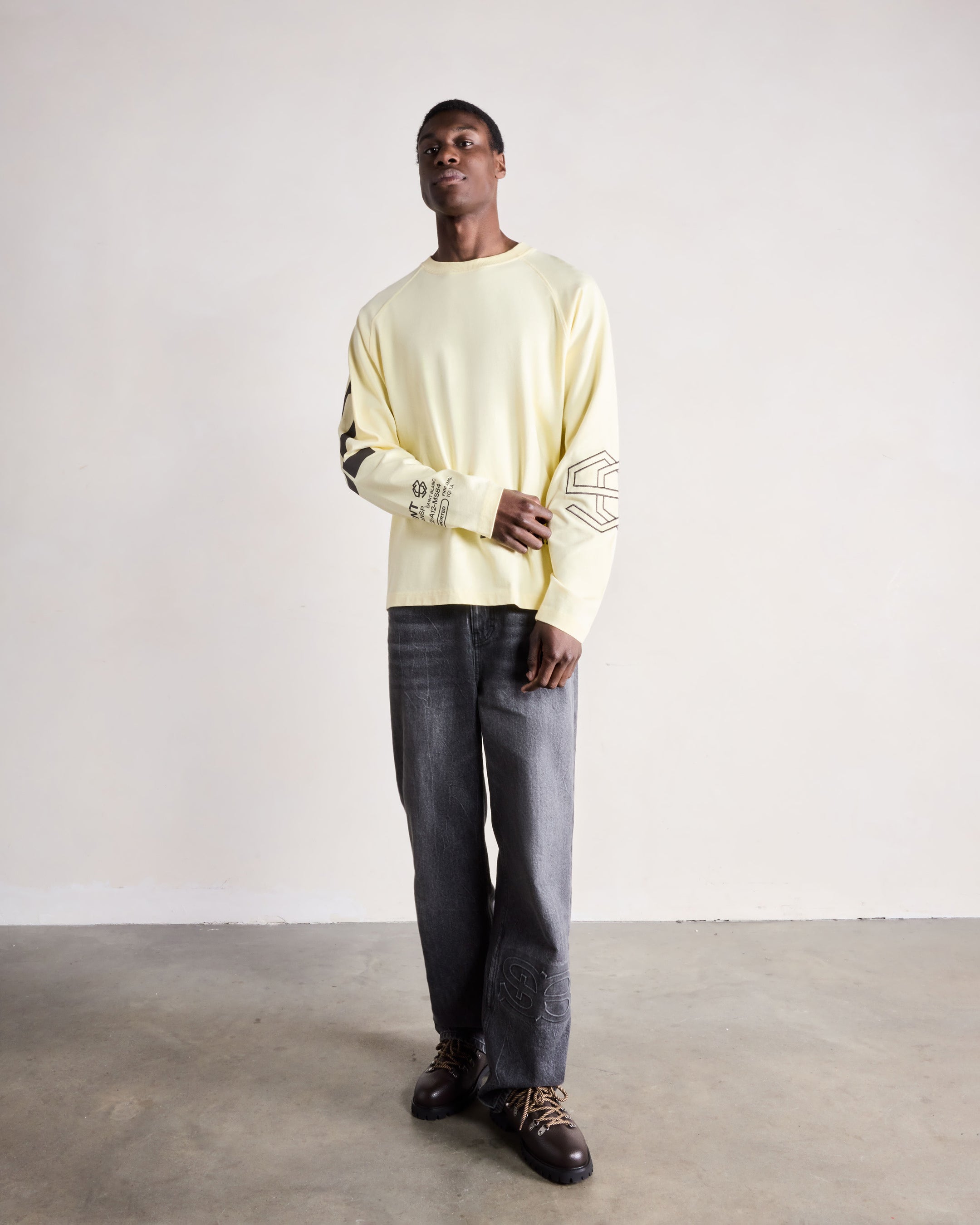 Multi Logo Raglan Longsleeve