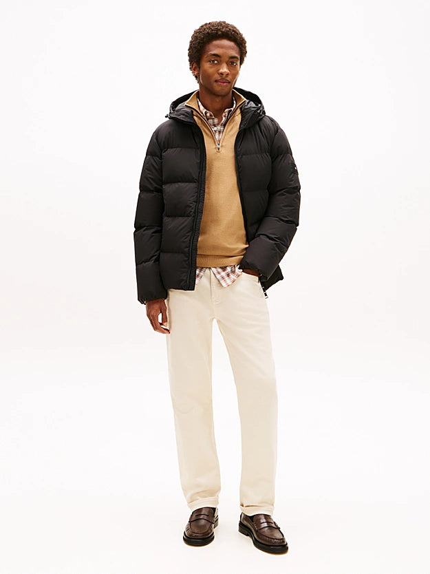 Down Hooded Puffer Jas