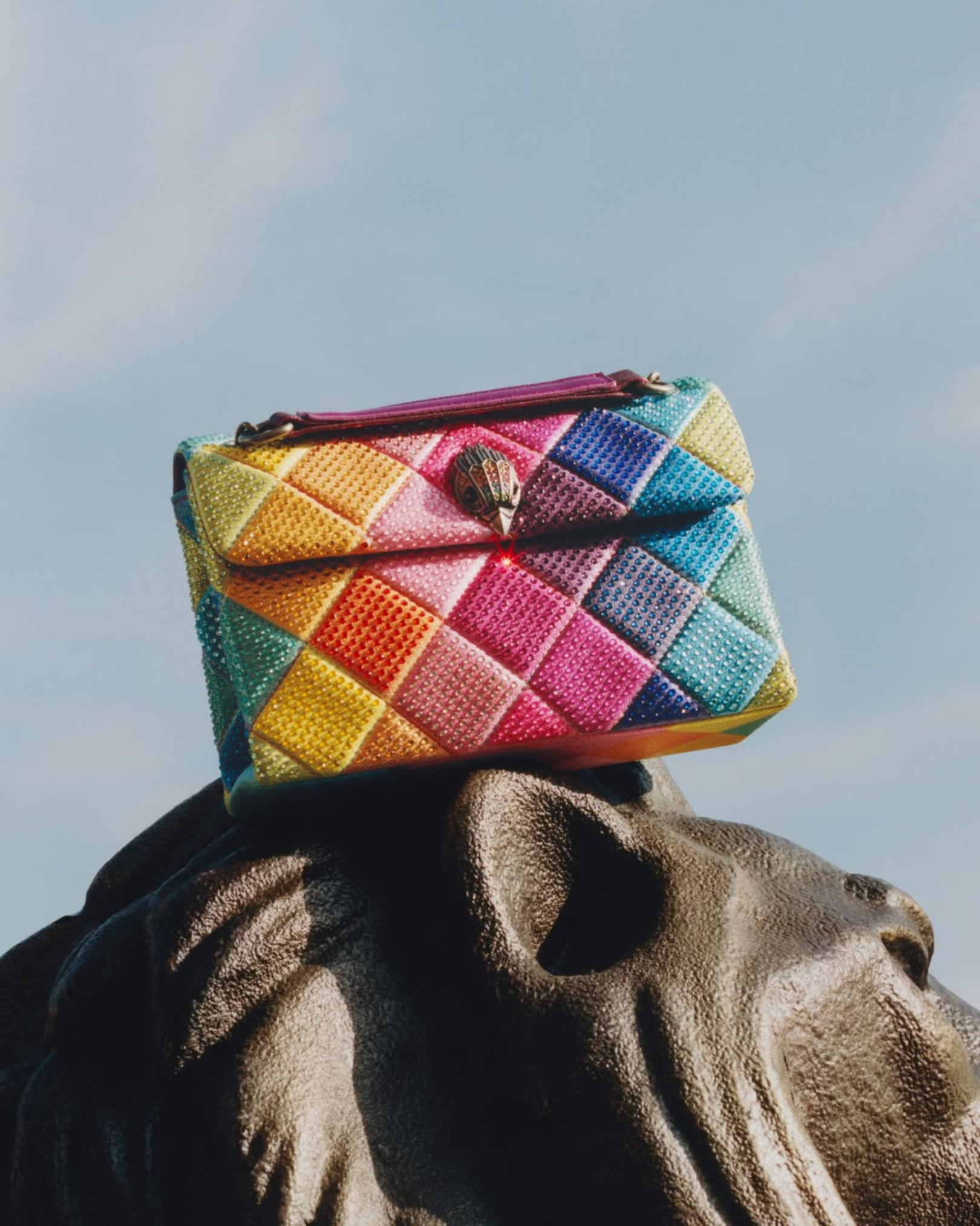 Medium Kensington Fabric Schoudertas