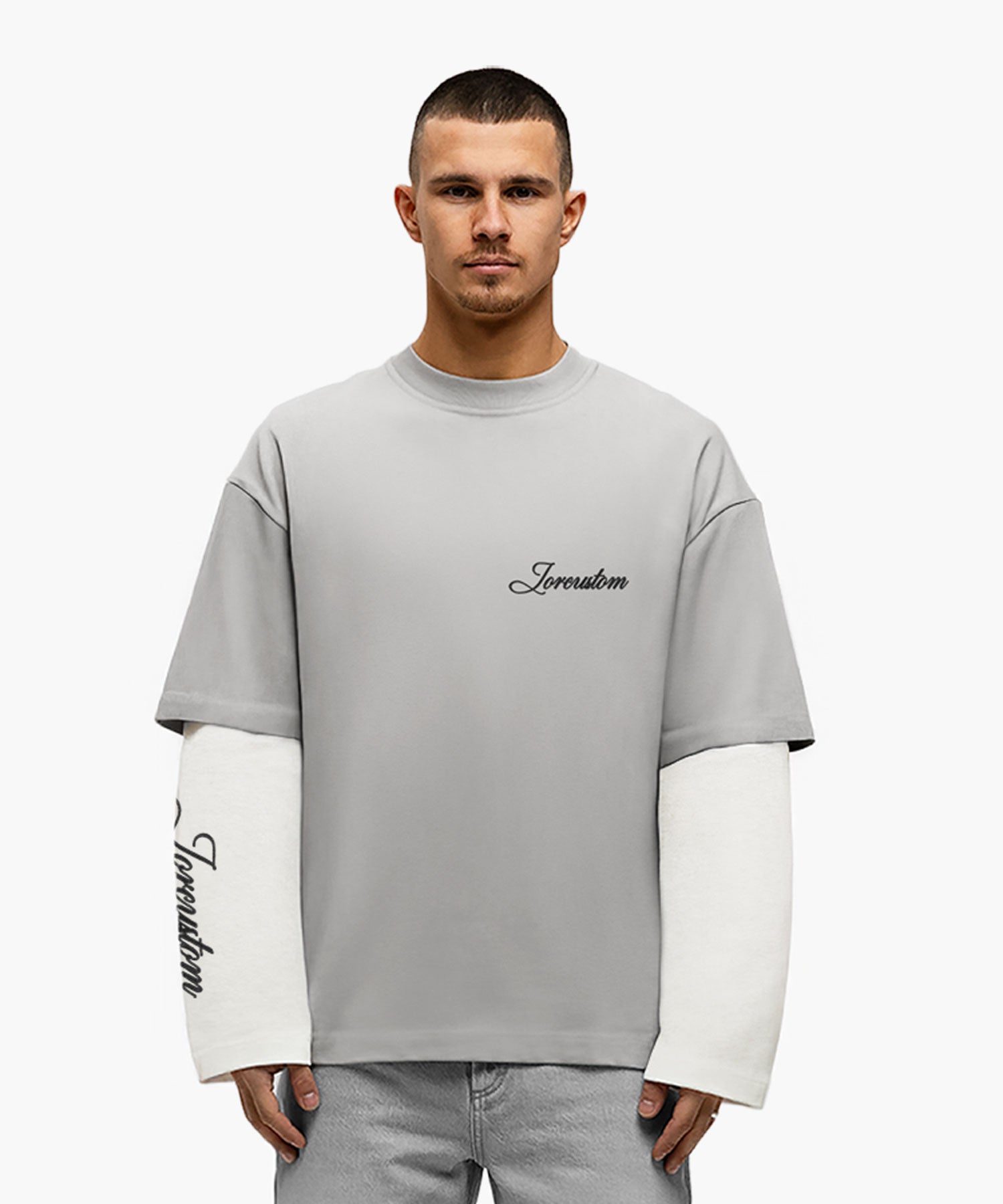 Stitched Double Layered Longsleeve T-Shirt