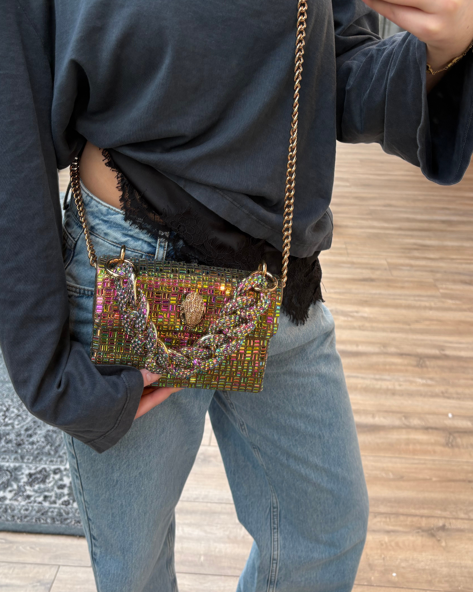 Mini Kensington Chain Tas