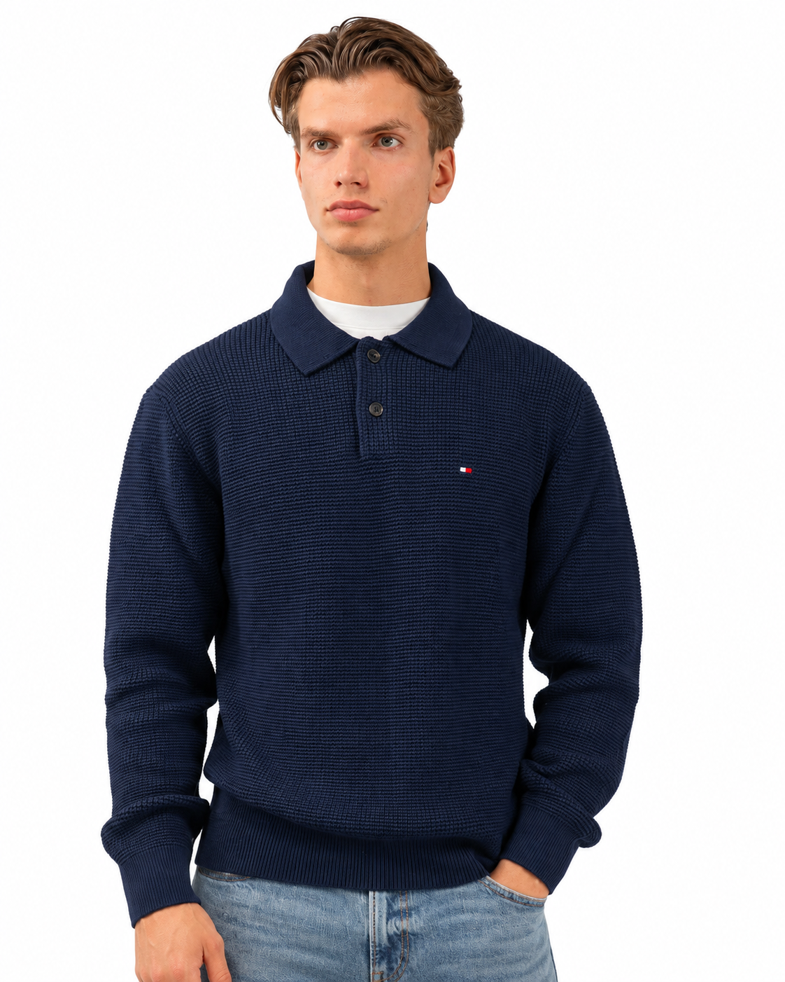 Waffle Rugby Sweater