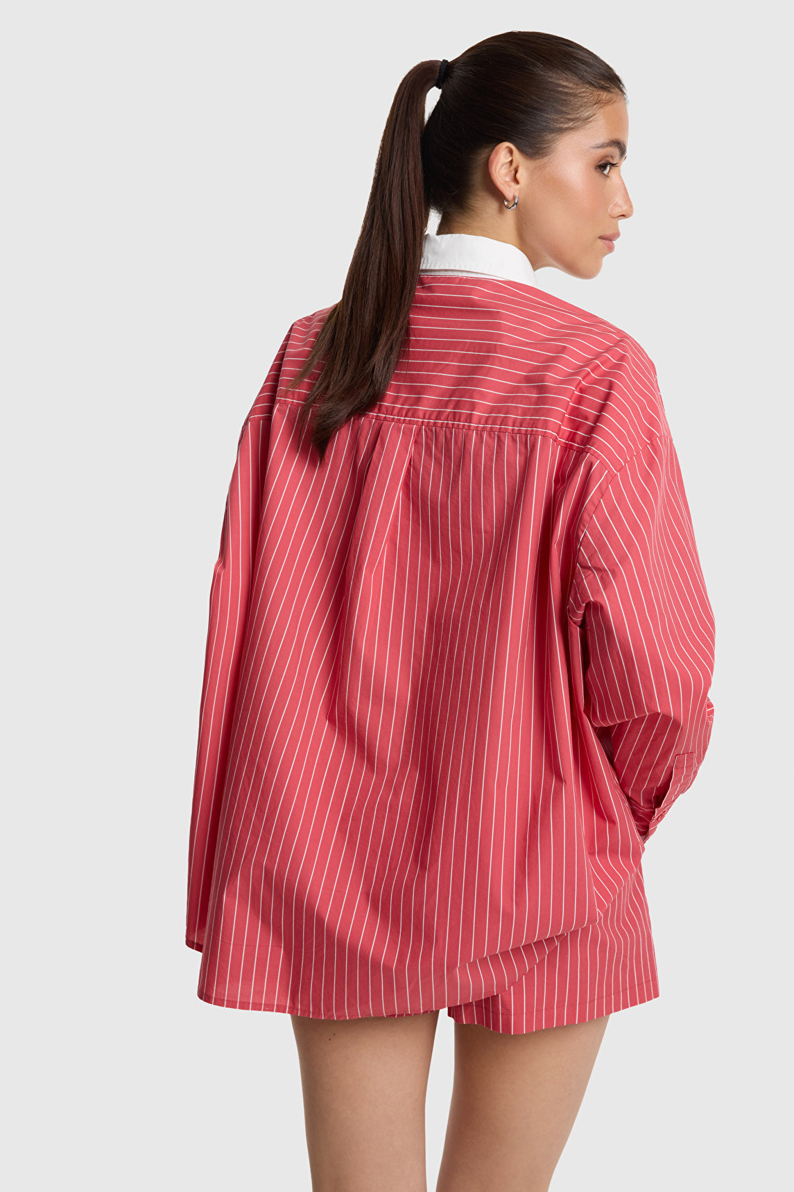 Oversized Striped Blouse