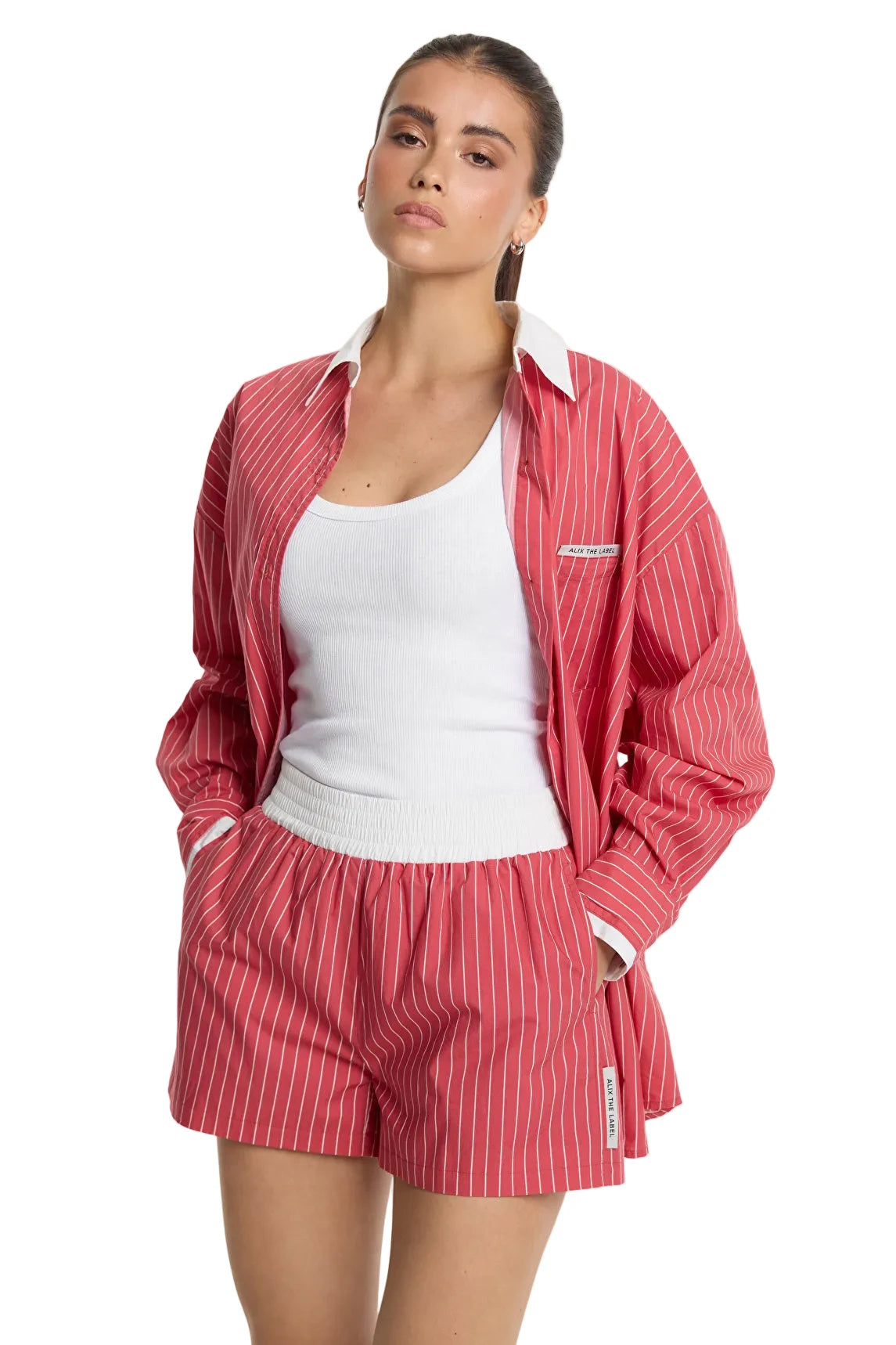 Oversized Striped Blouse