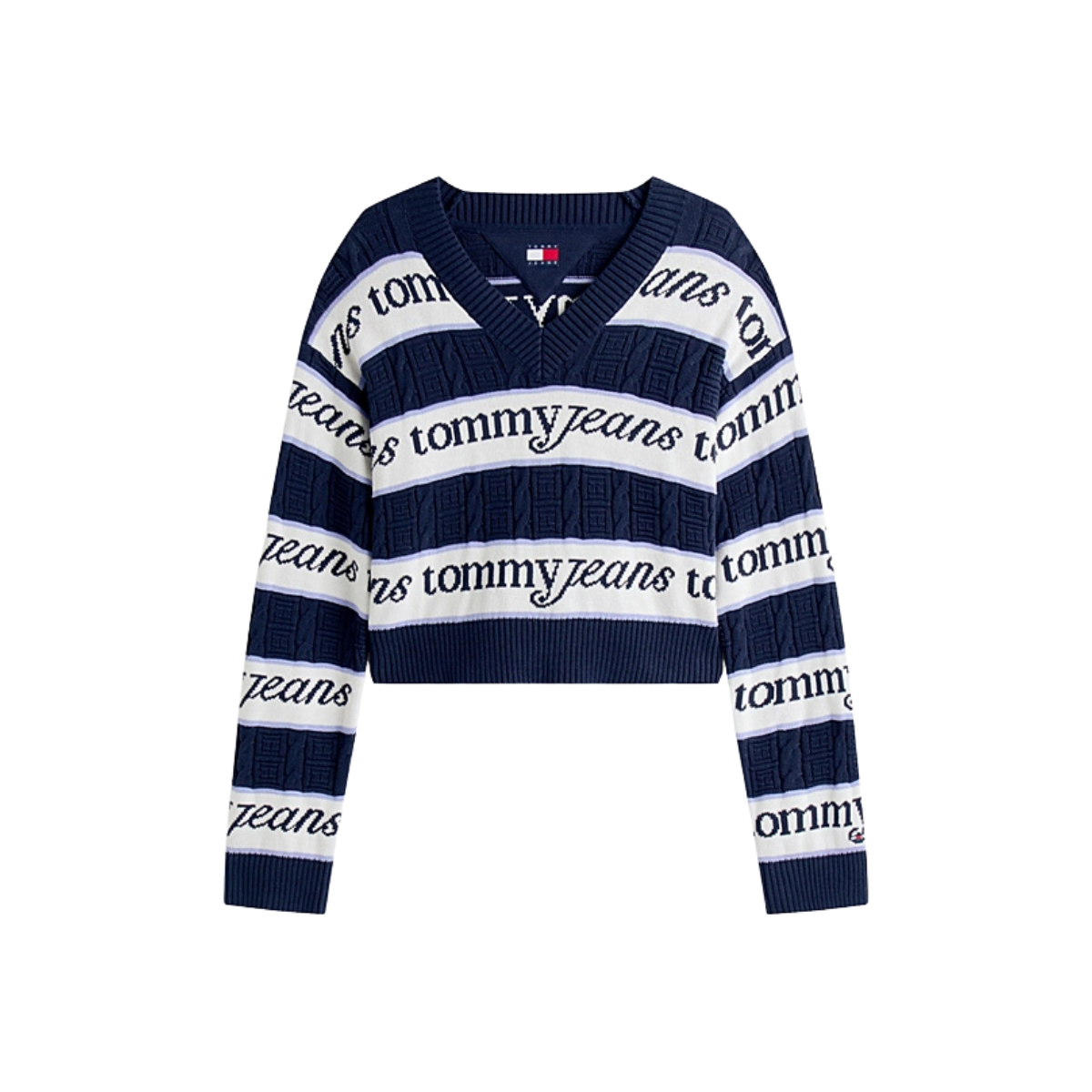Stripe Logo Sweater