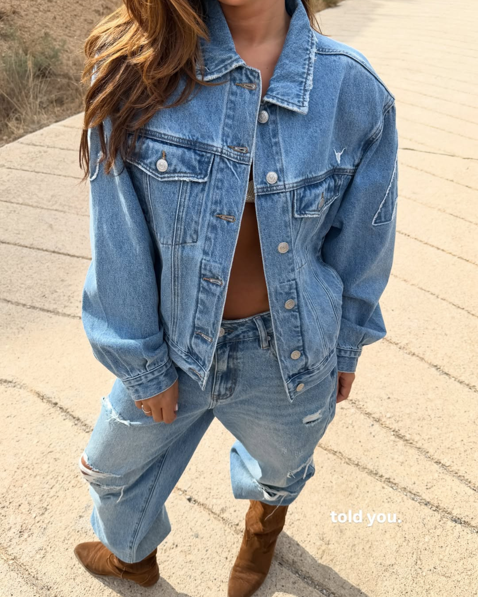 Soft Patch Spijkerjas