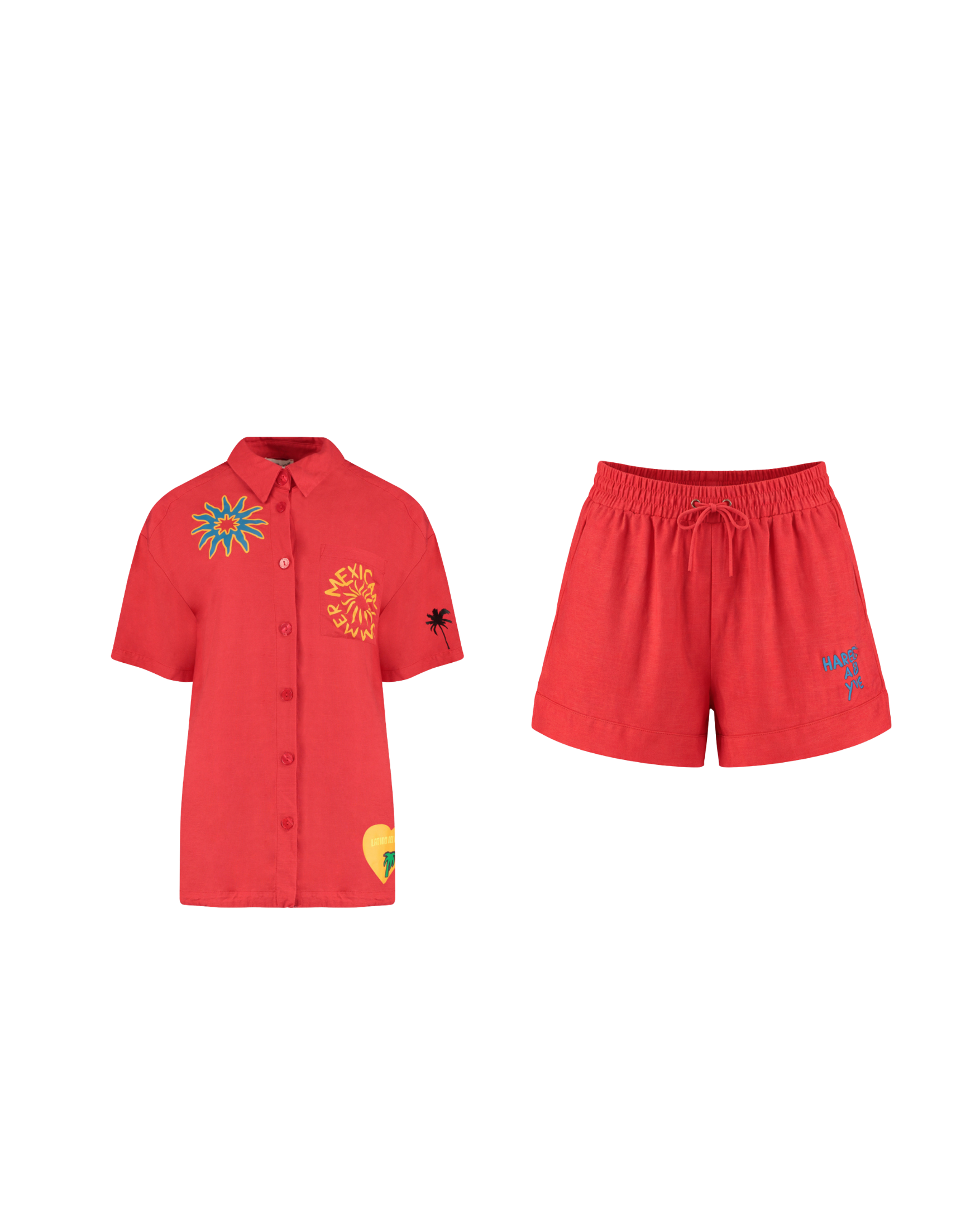 Tessa Blouse + Tessa Short Set