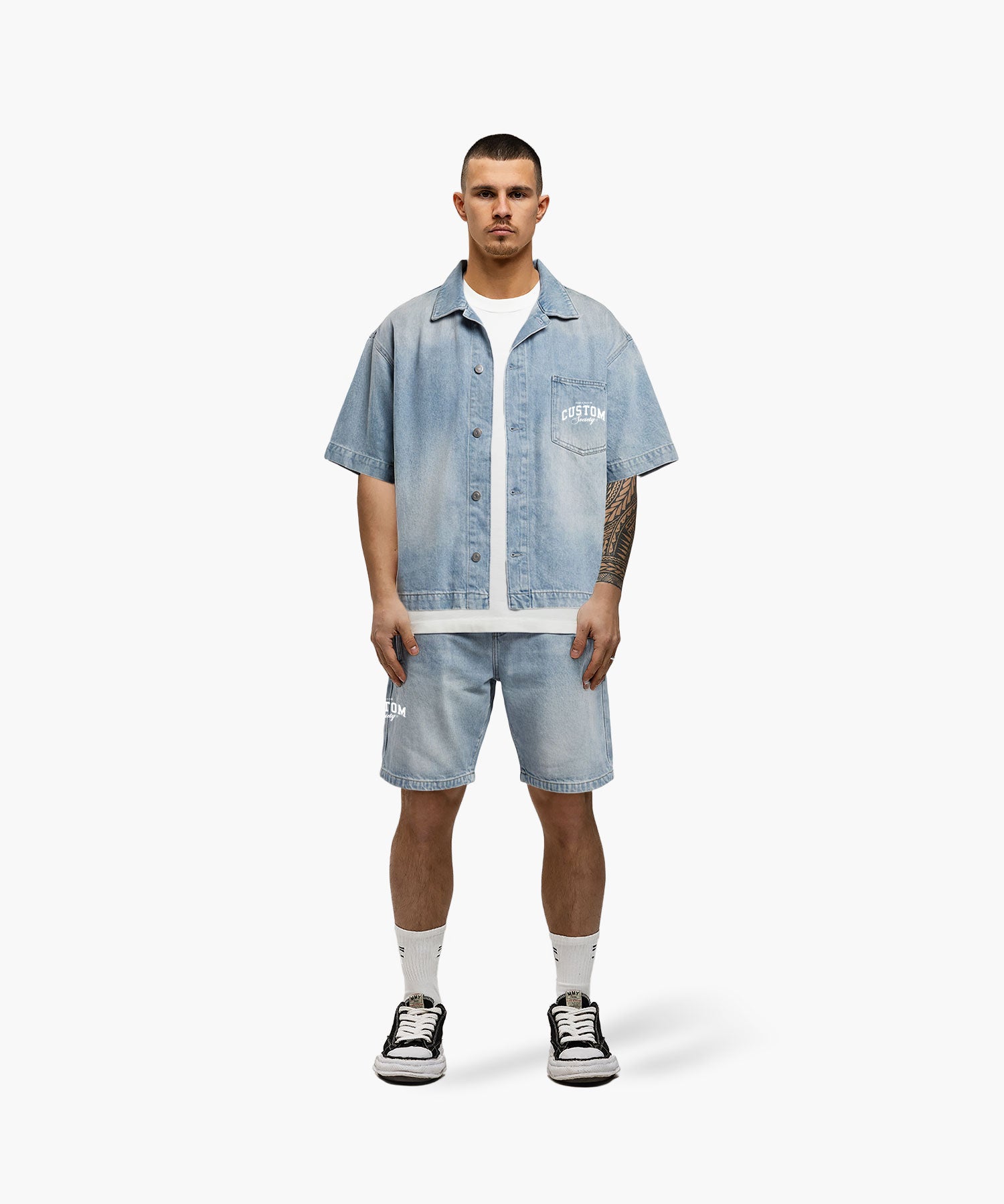 Custom Society Denim Short Sleeve Jacket