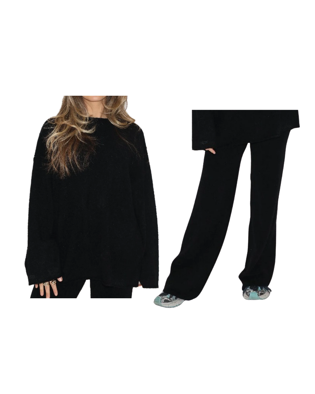 Winnie Wool Set Zwart