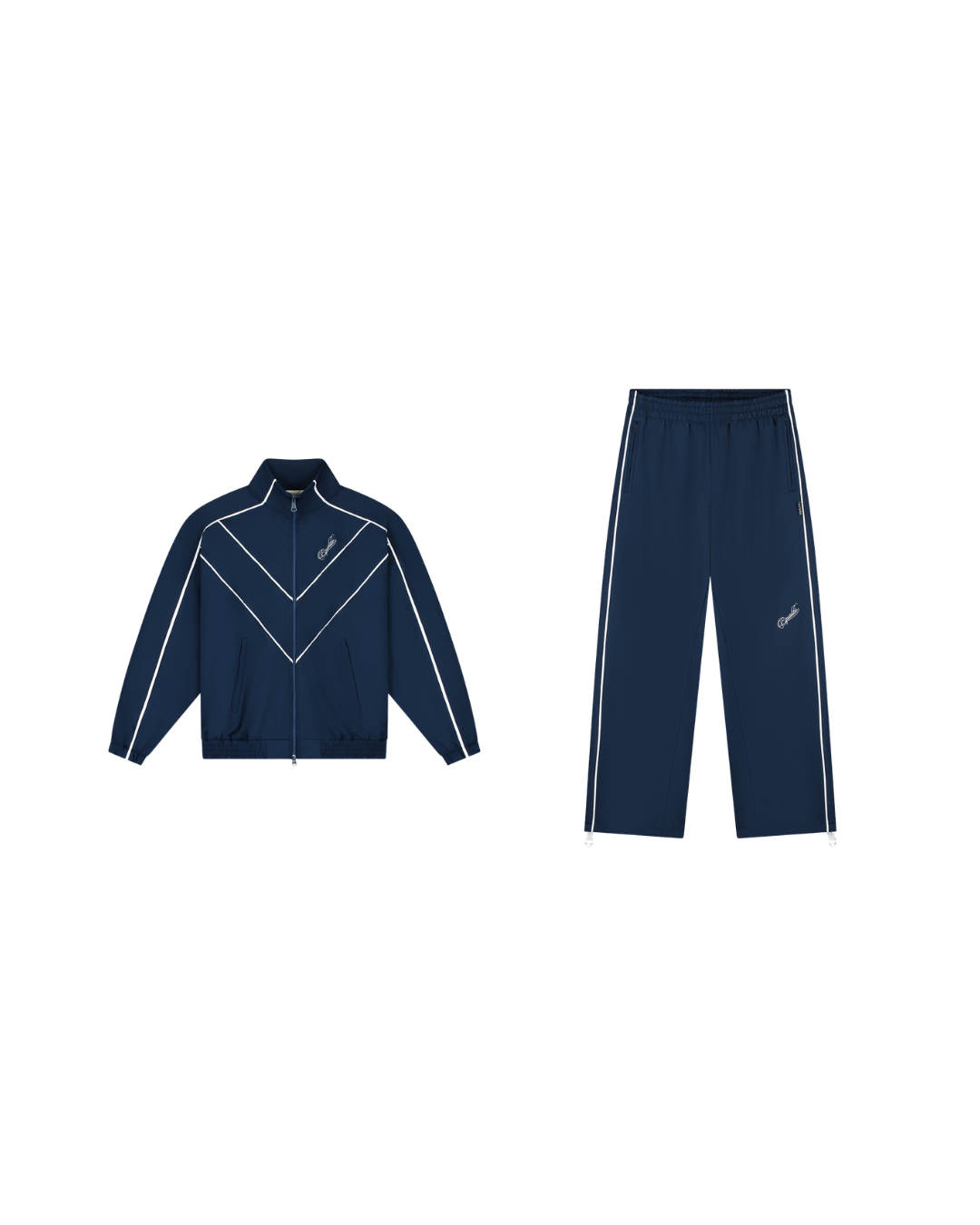 Clement Track Jacket + Clement Track Pants Set Blauw