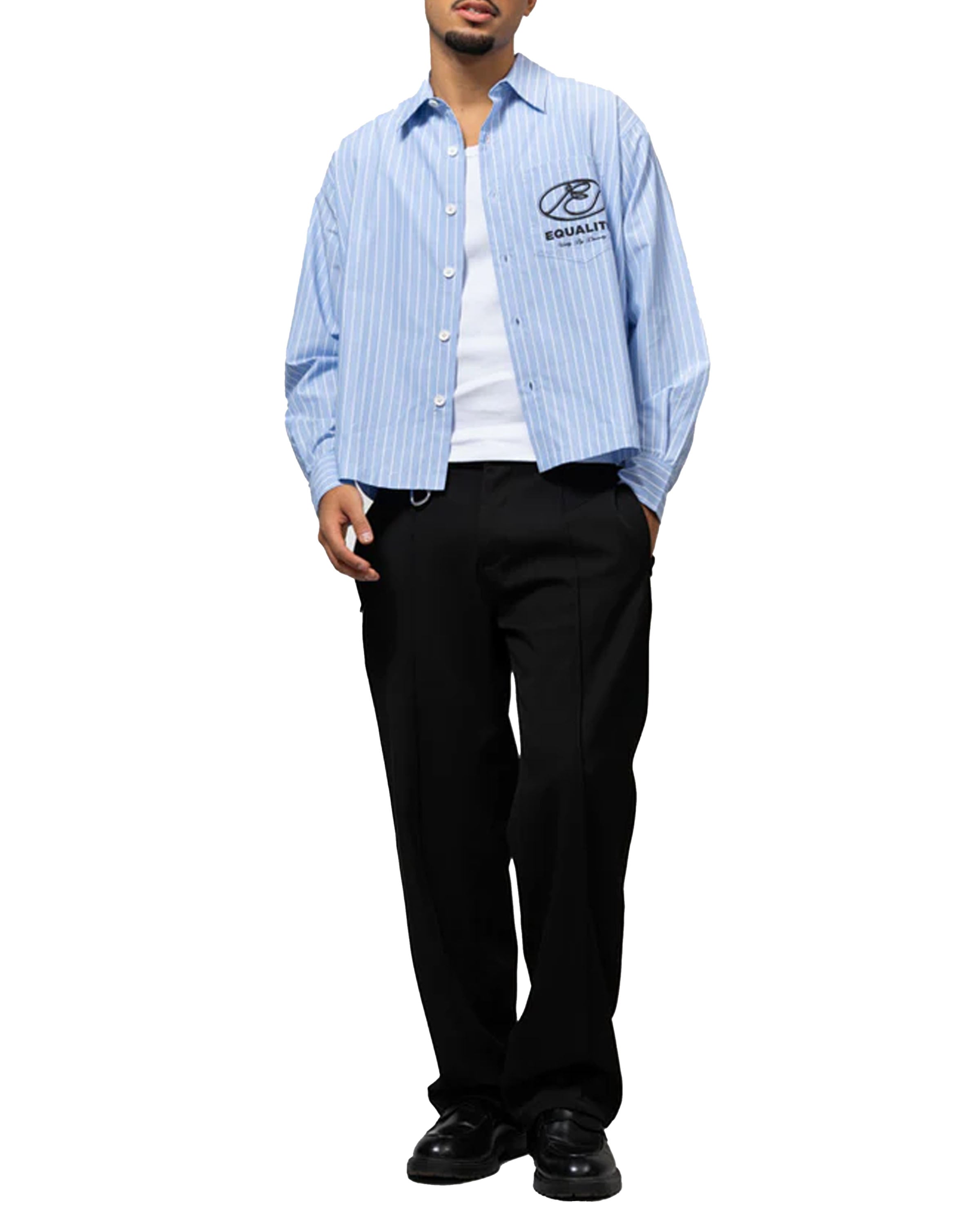 Arid Boxy Striped Longsleeve Shirt