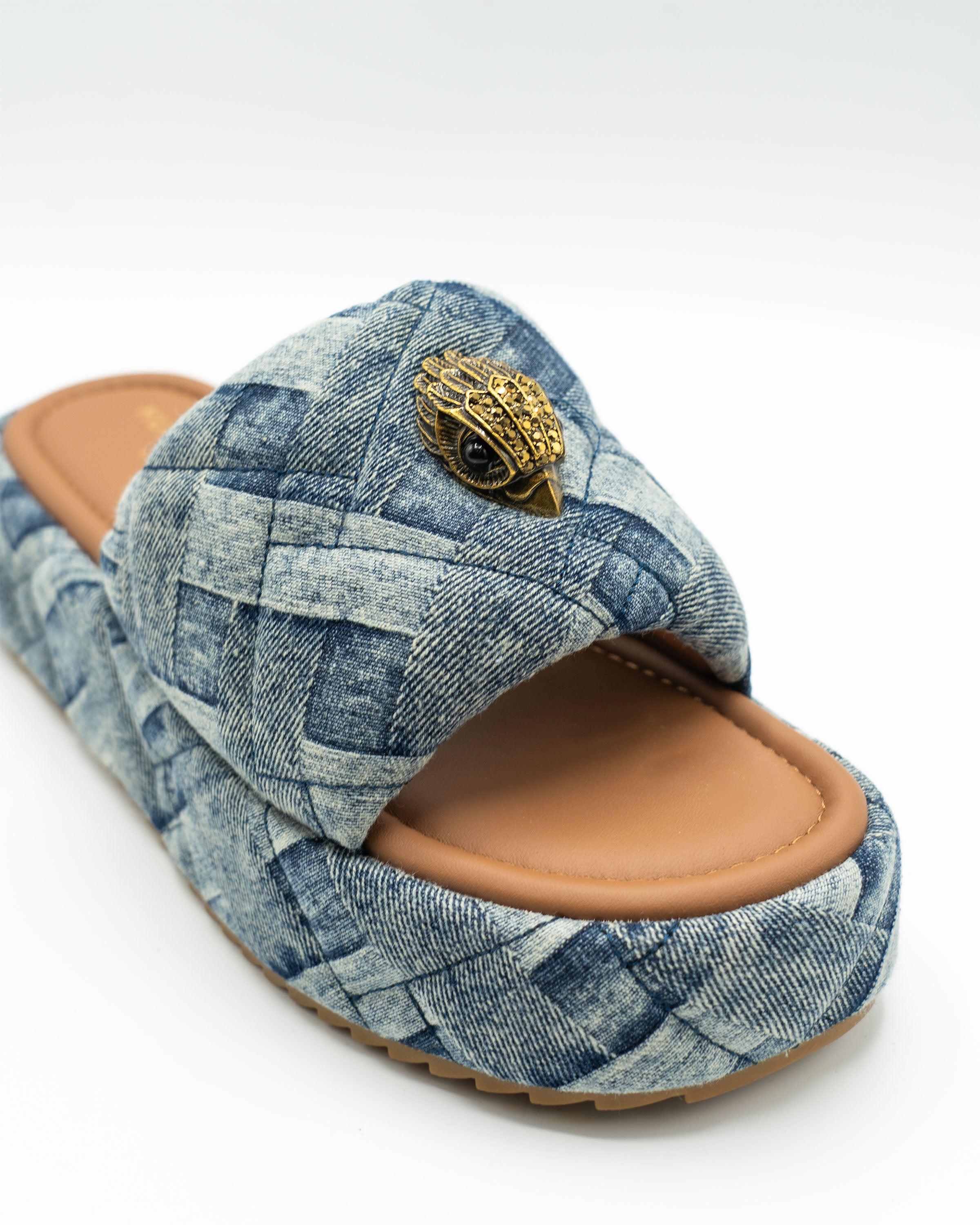 Kensington Puff Platform Denim
