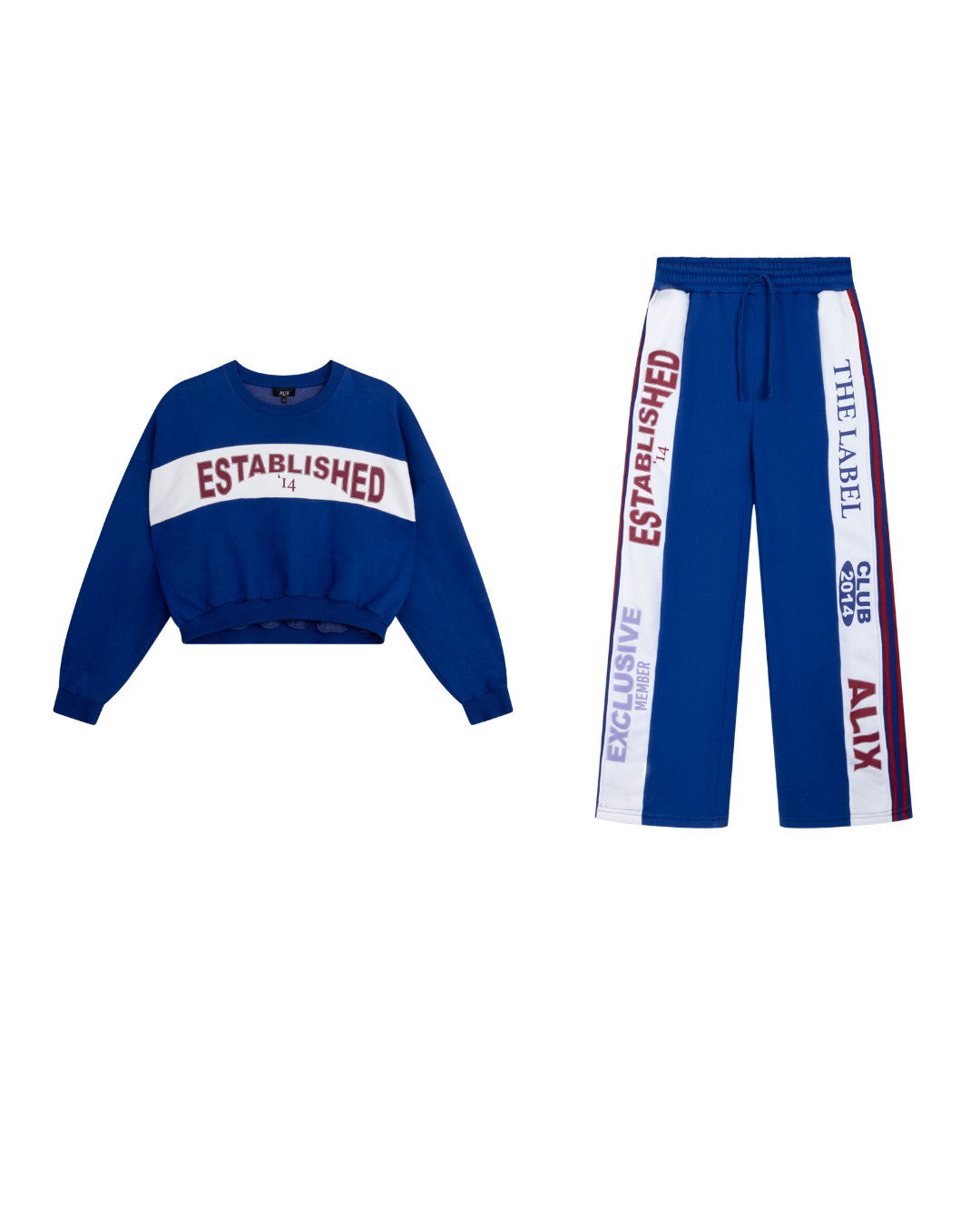 Logo Tape Sweater + Broek Set