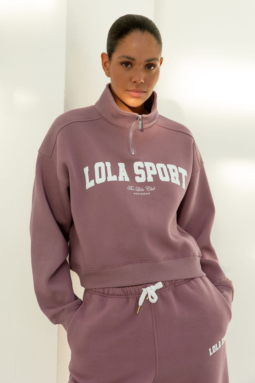 Jayla Half Zip Sweater + Joggingbroek Set