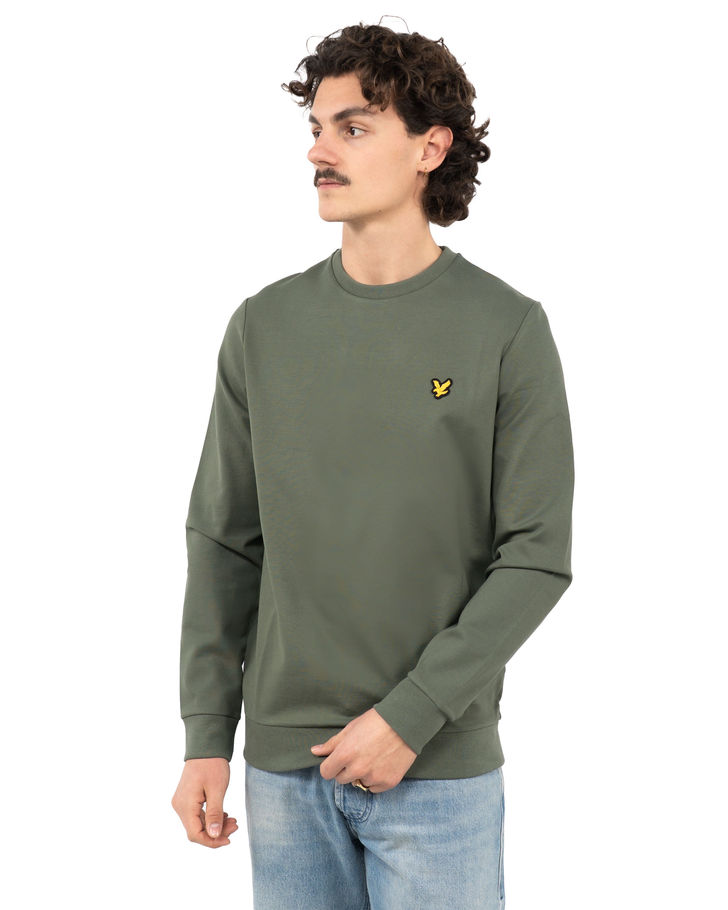 Crew Neck Fly Fleece Sweater