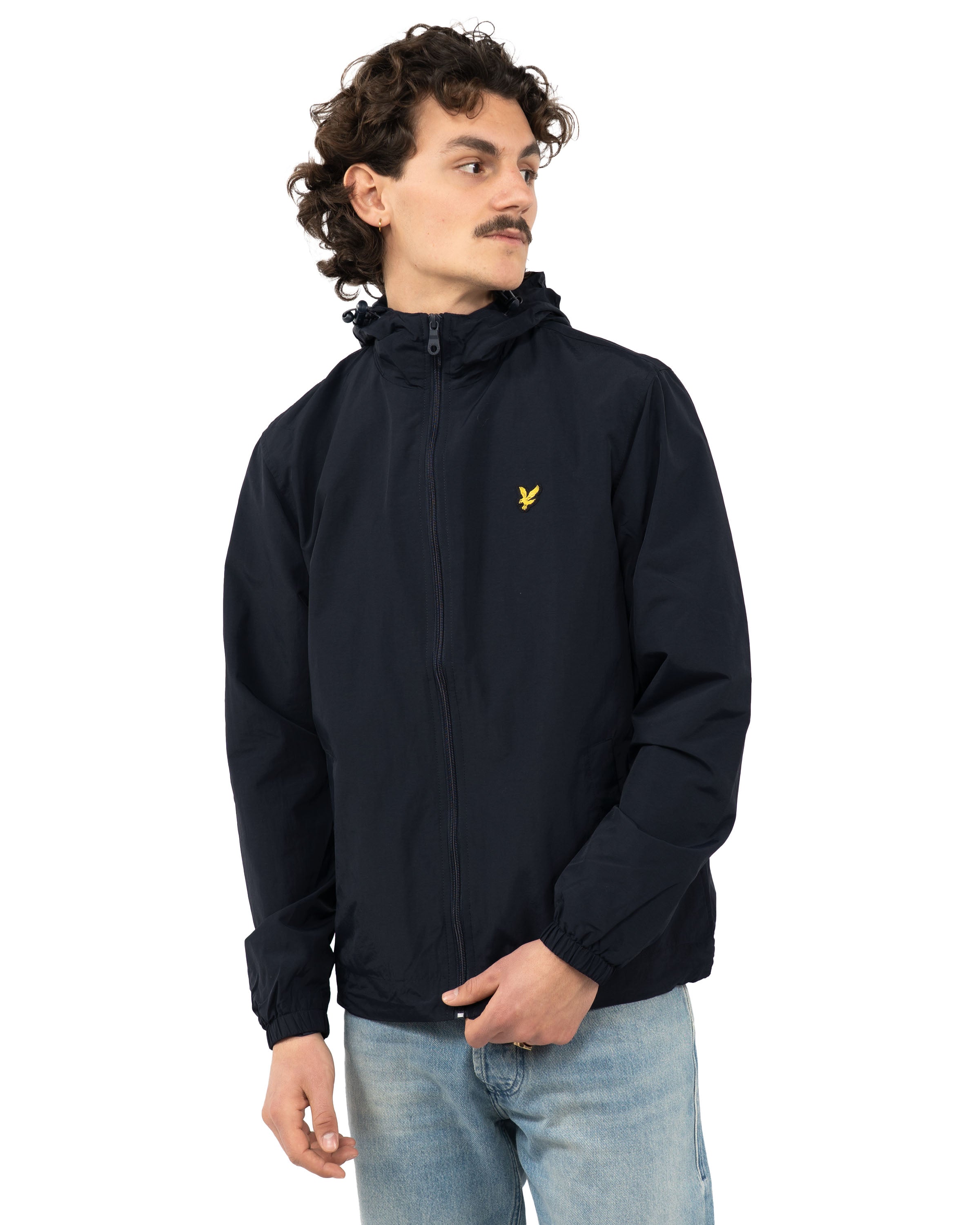 Zip Through Hooded Jas