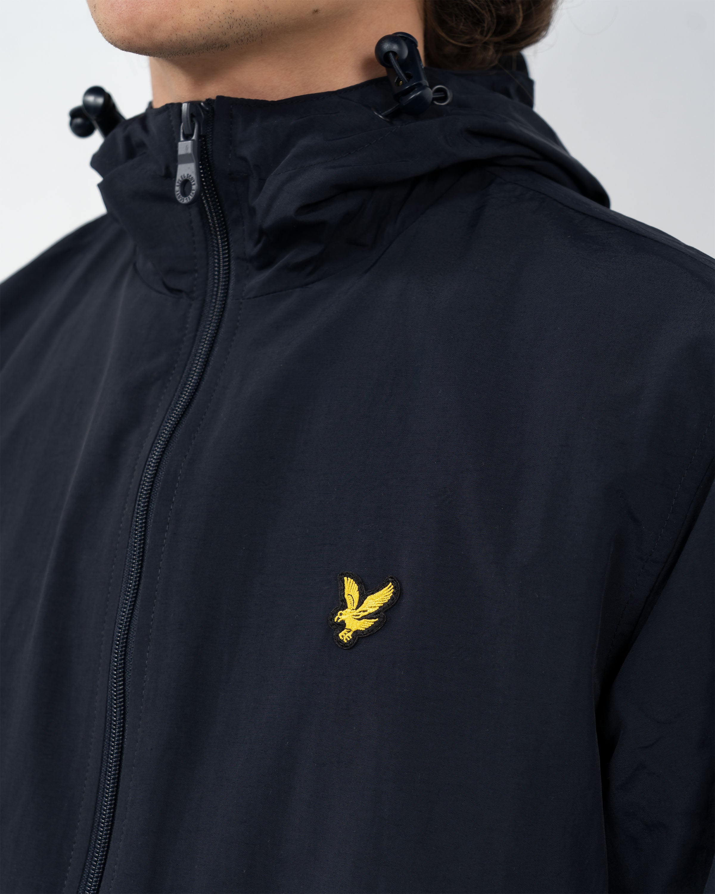 Zip Through Hooded Jas